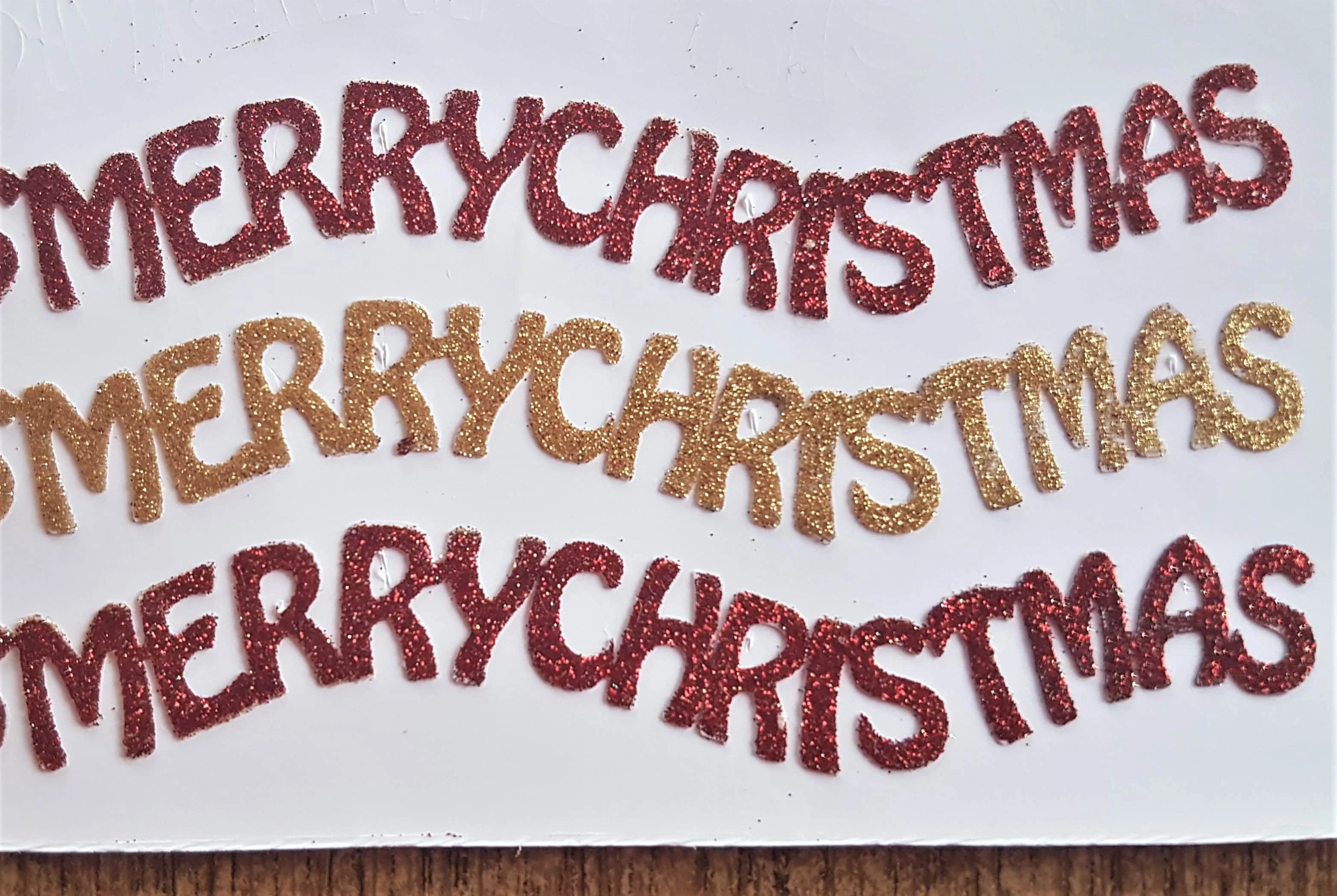 I got my Merry Christmas Stickers from my Collection.