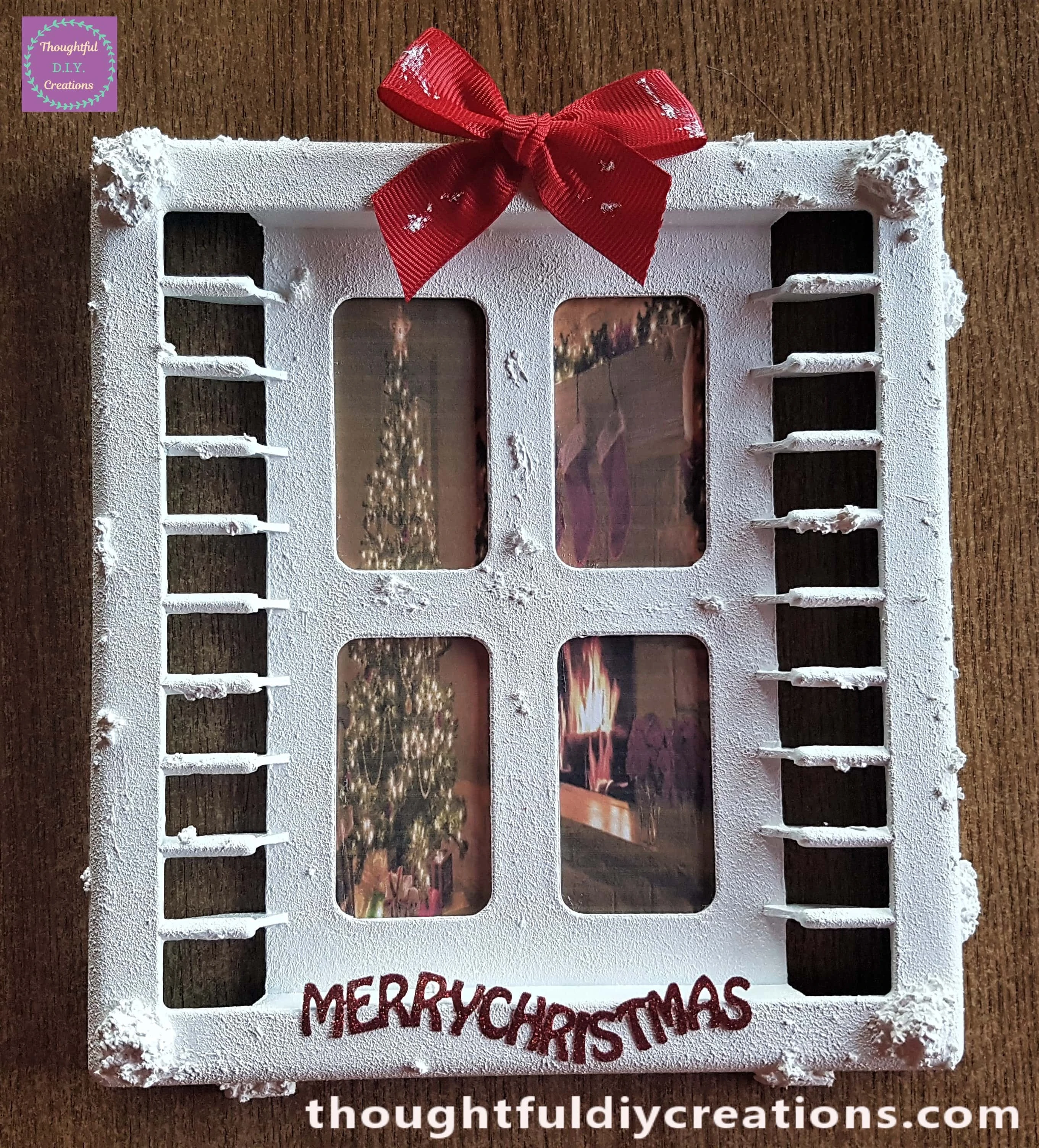 I added more Snow Paste randomly around the Window.