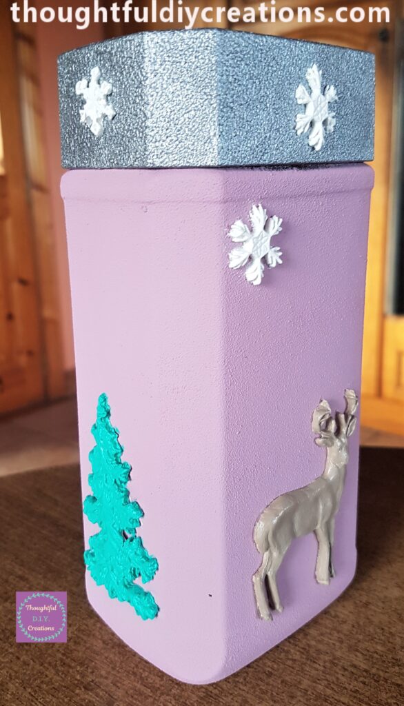 This Completed the Painting of the Christmas Tree Moulds.