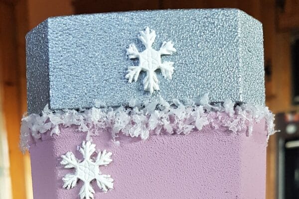 Christmas Clay Moulds Jar