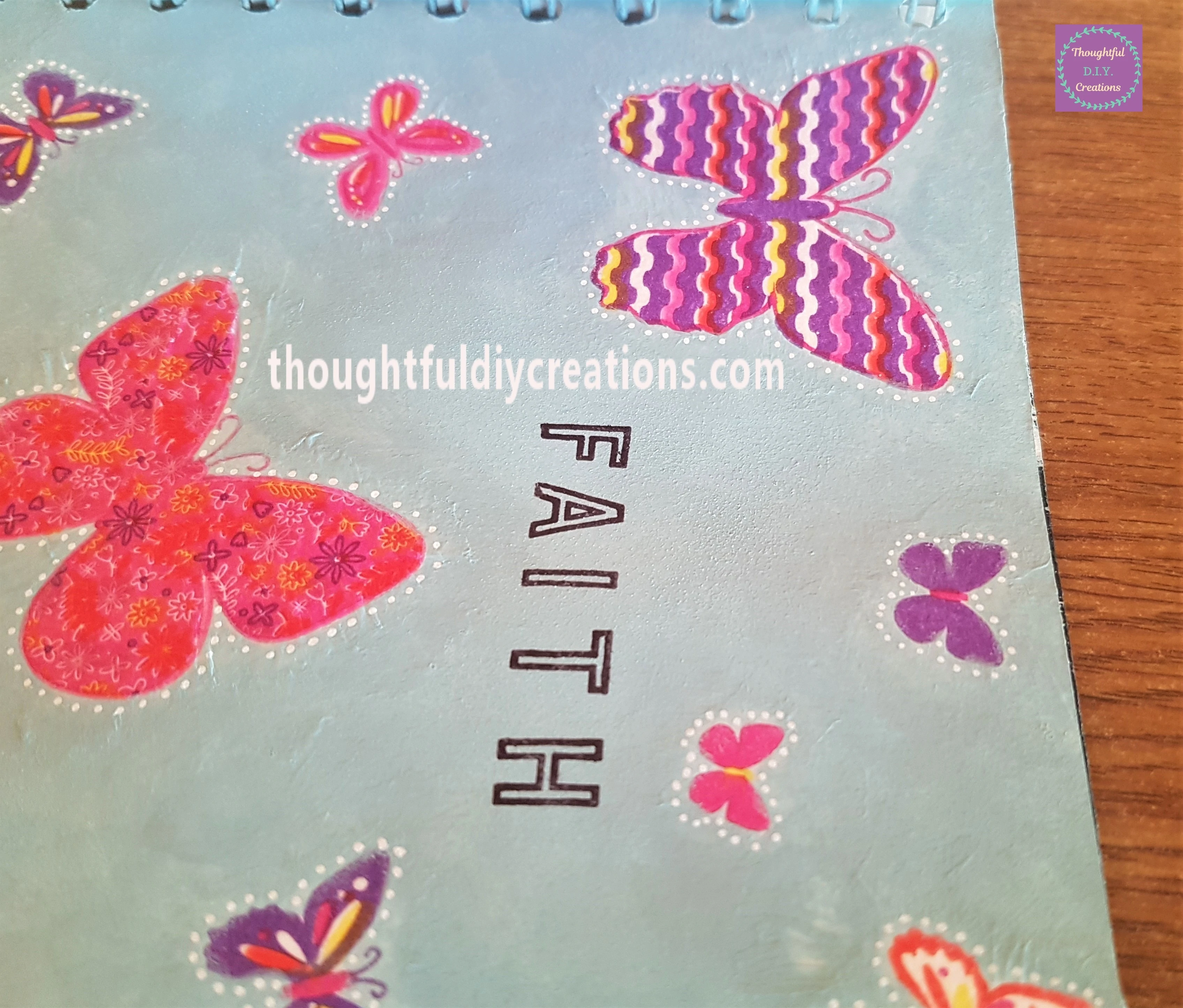 The Final Photo of the Butterfly Page.