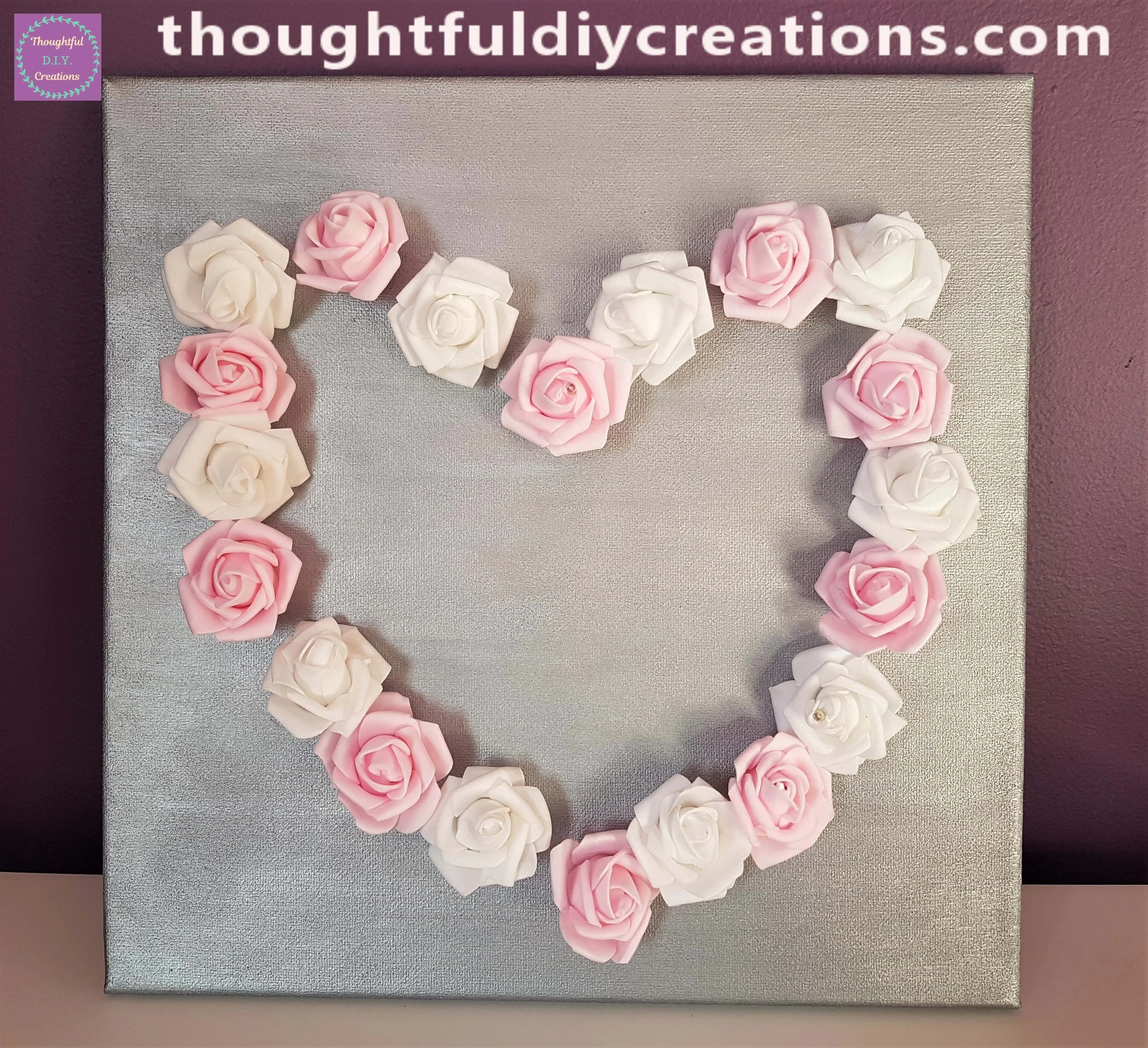 Heart Canvas on Display.