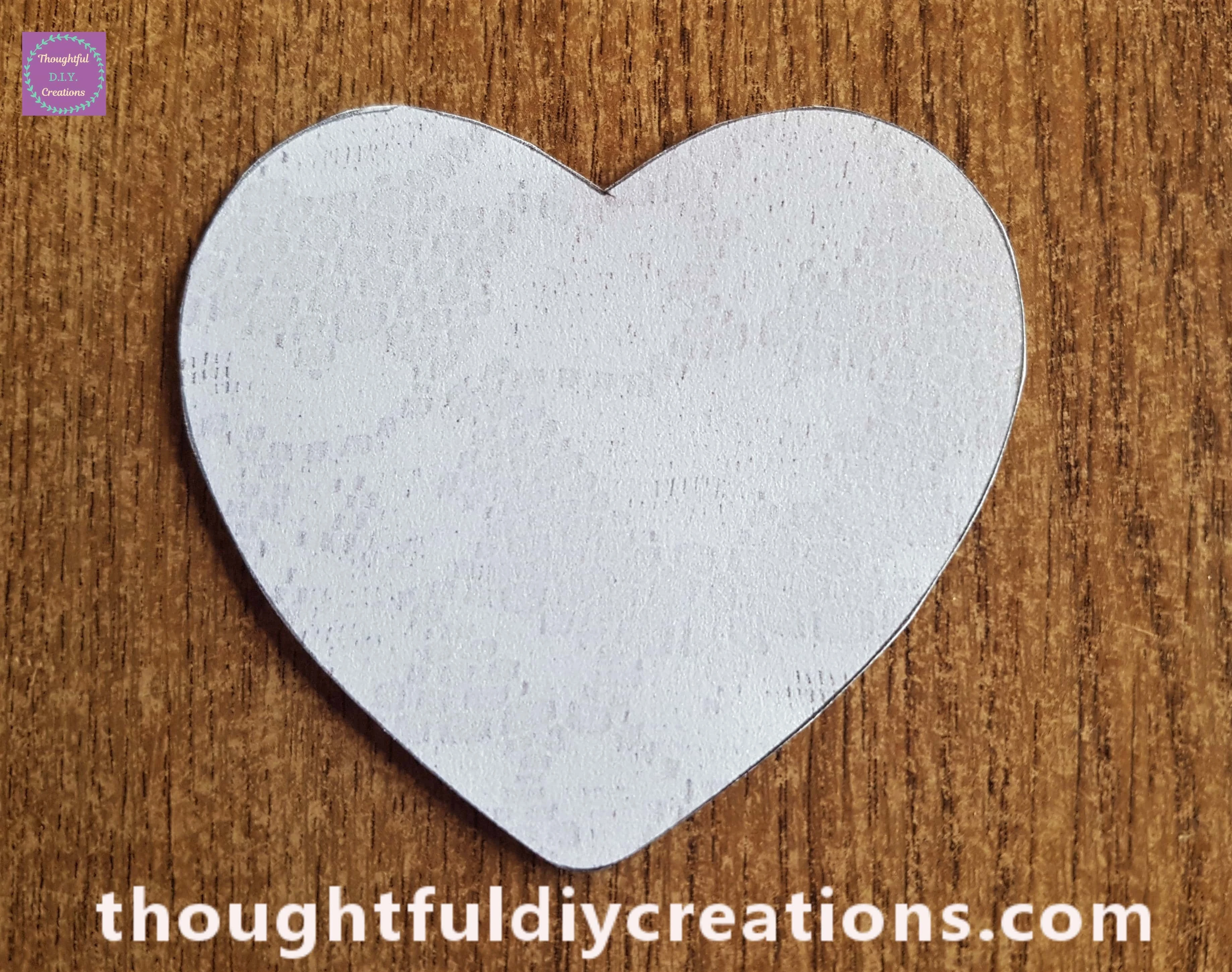 I cut around the markings with a small sharp scissors.