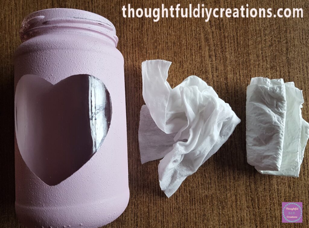 I cleaned away the Pritt Stick marks with a Baby Wipe and dried it with a Sheet of Kitchen Paper.