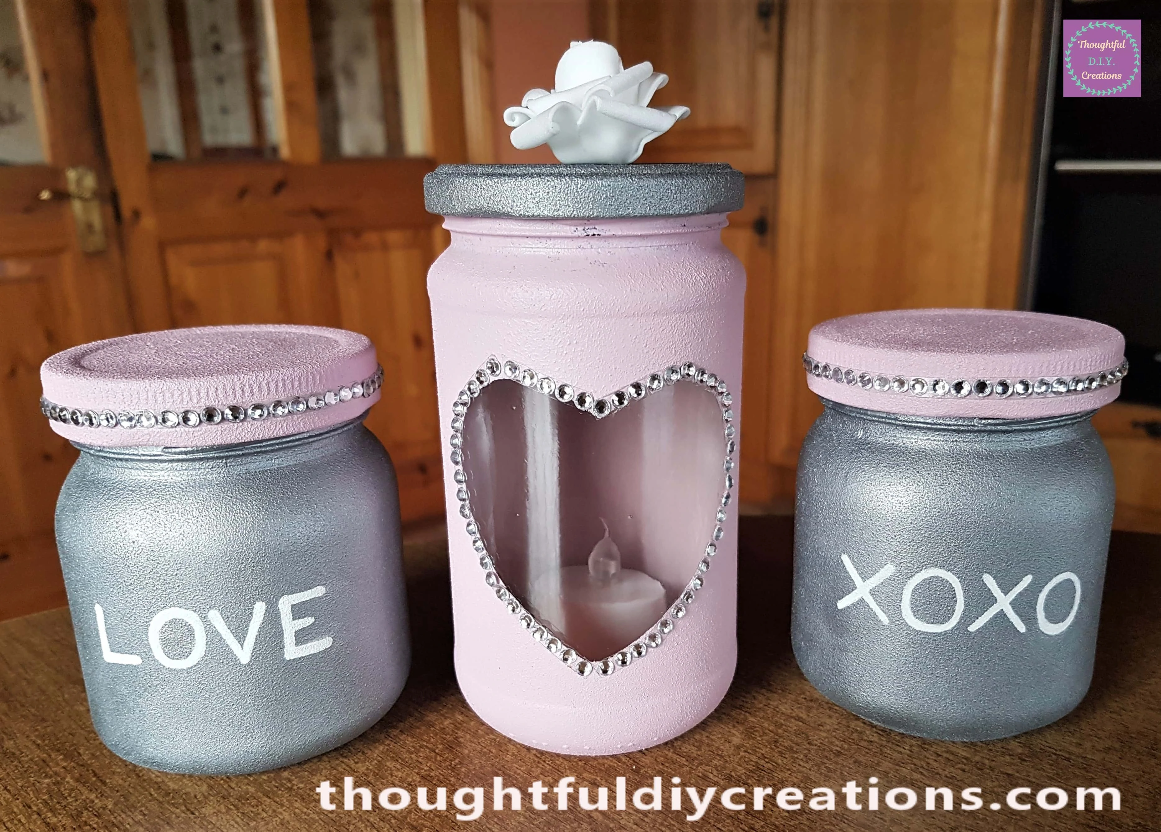 The 3 Decorated Jars together.