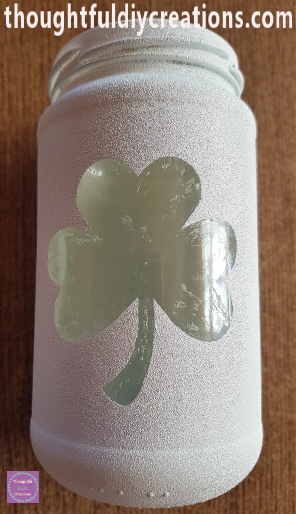 The Shamrock Shape on the Jar.