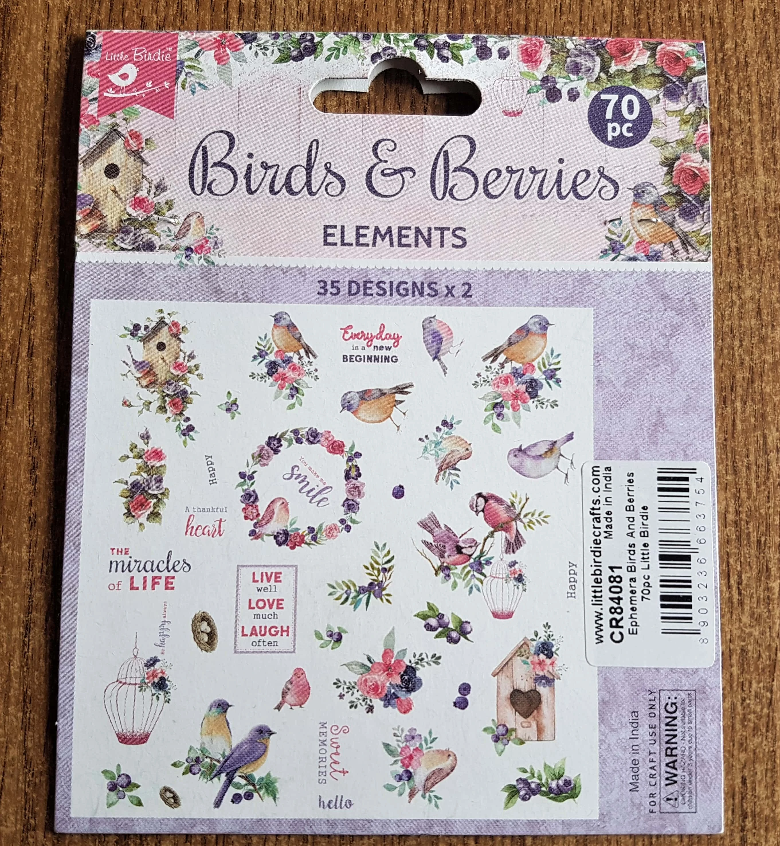 Birds & Berries Elements from Little Birdie Crafts.