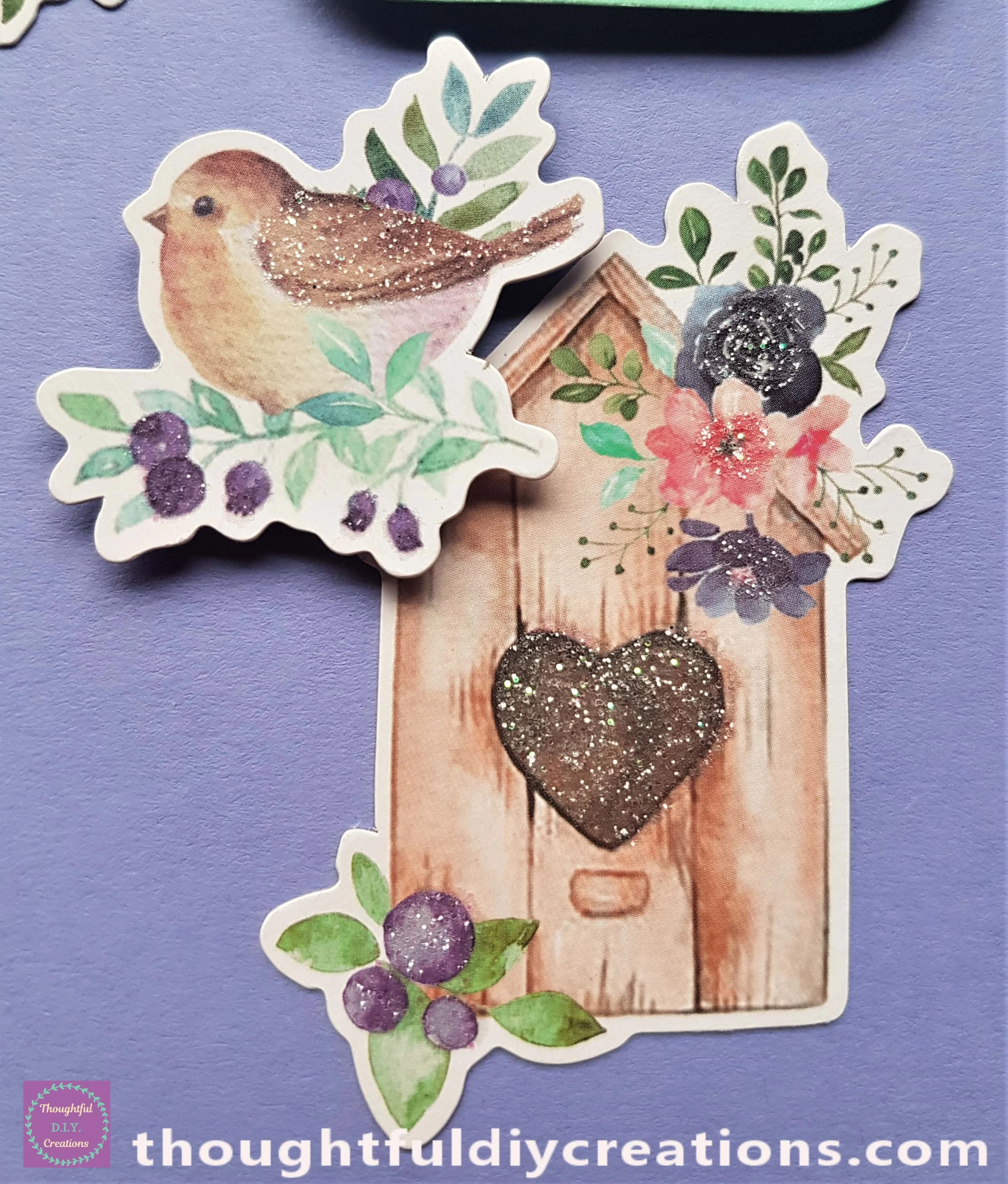 I attached it to the top of the Birdhouse.