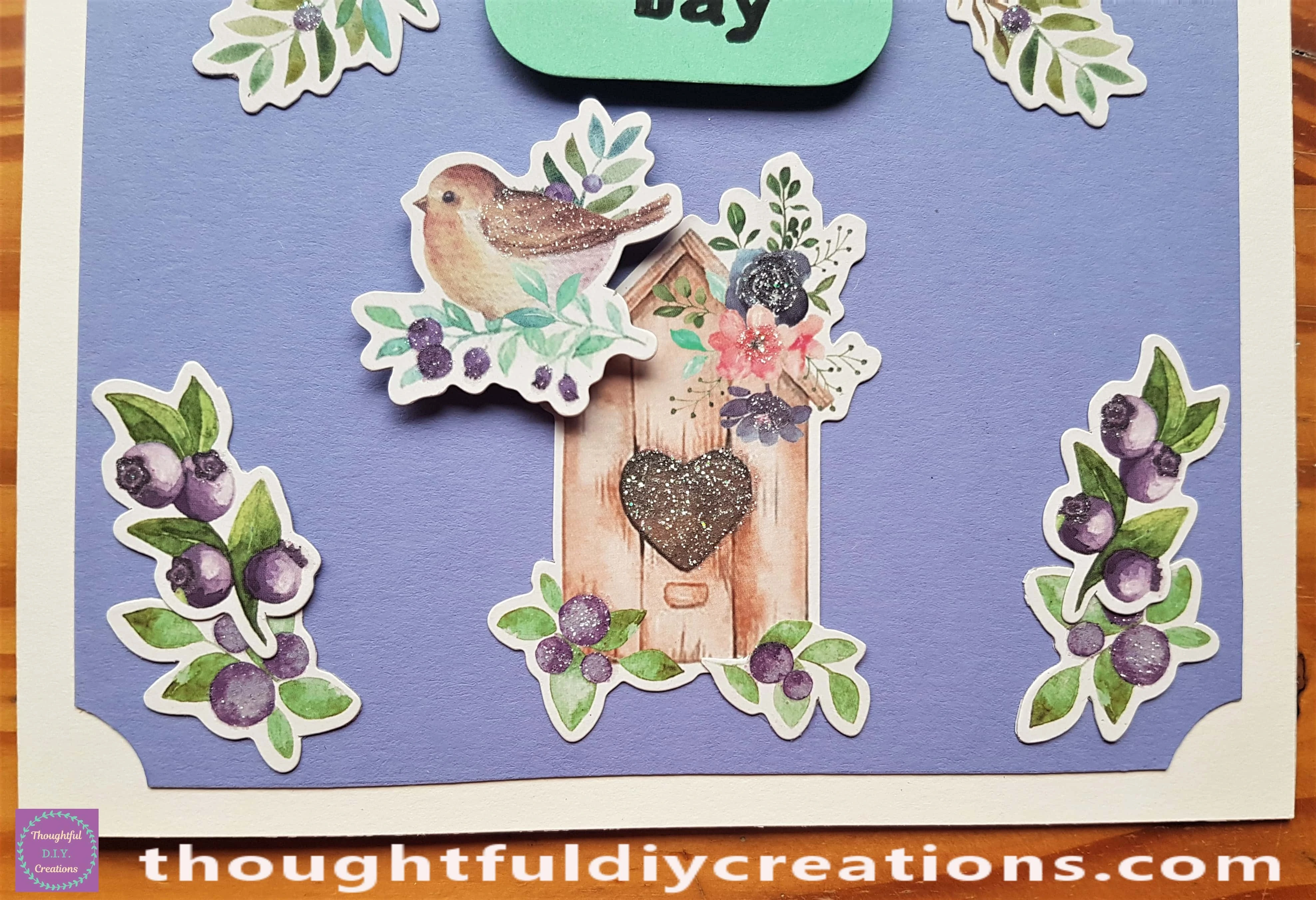 I added a Berry and Leaf element to the bottom of the Birdhouse.