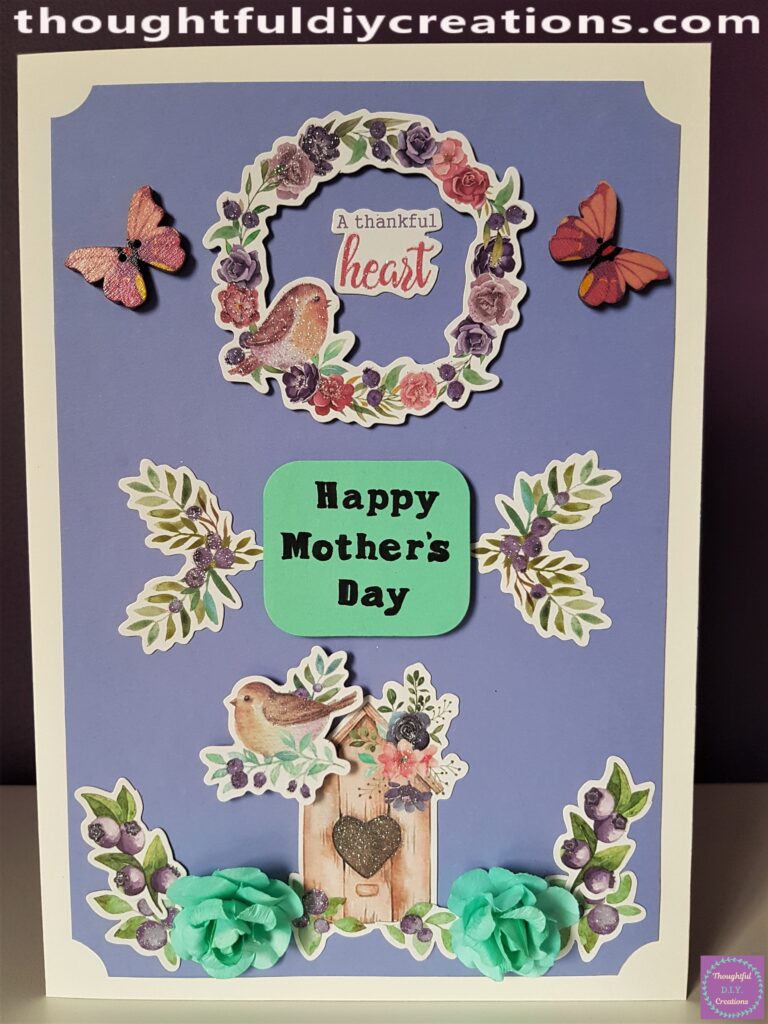 The Mother's Day Card on Display.