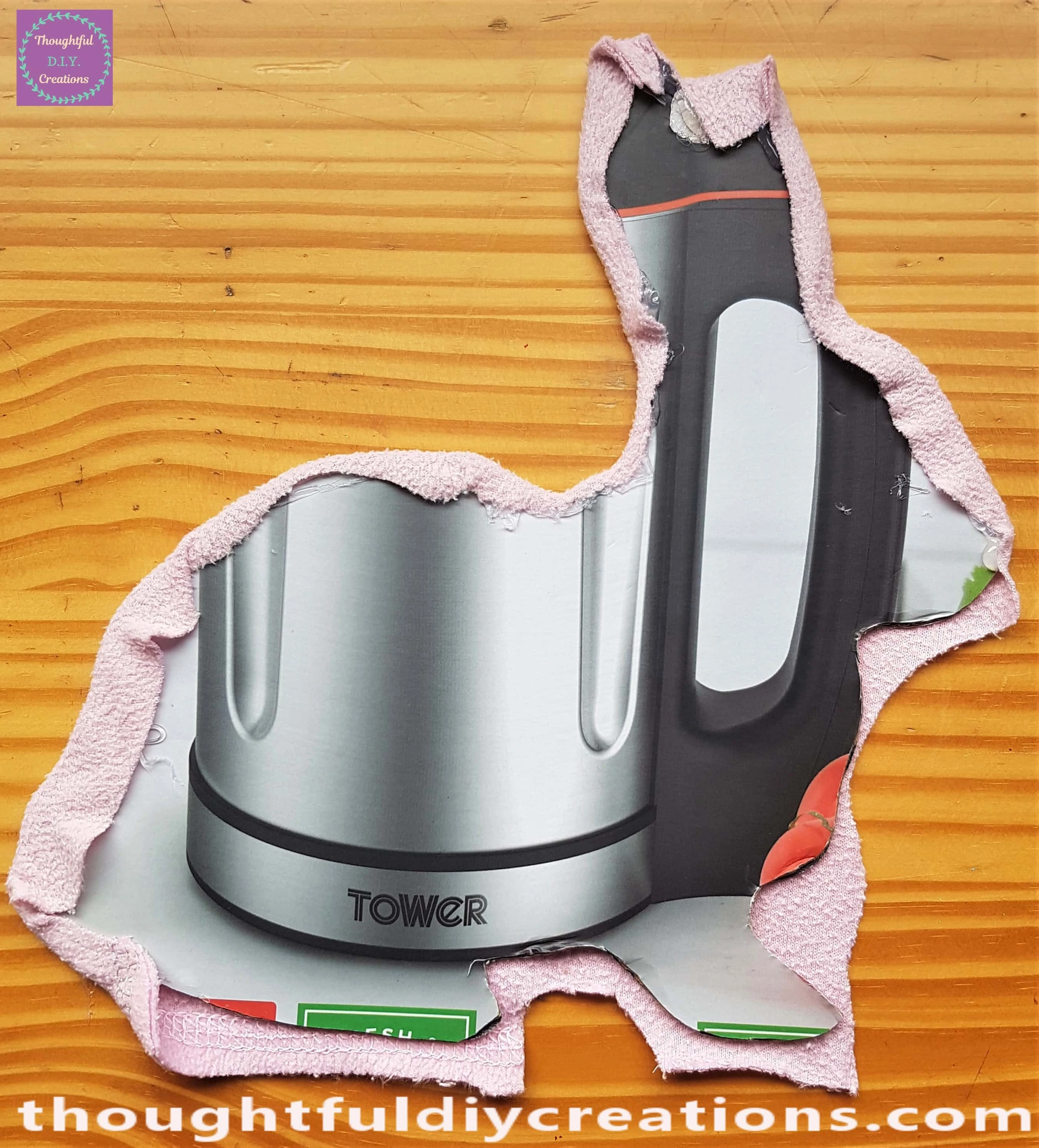 I pulled the material tight to ensure it was being attached smoothly.