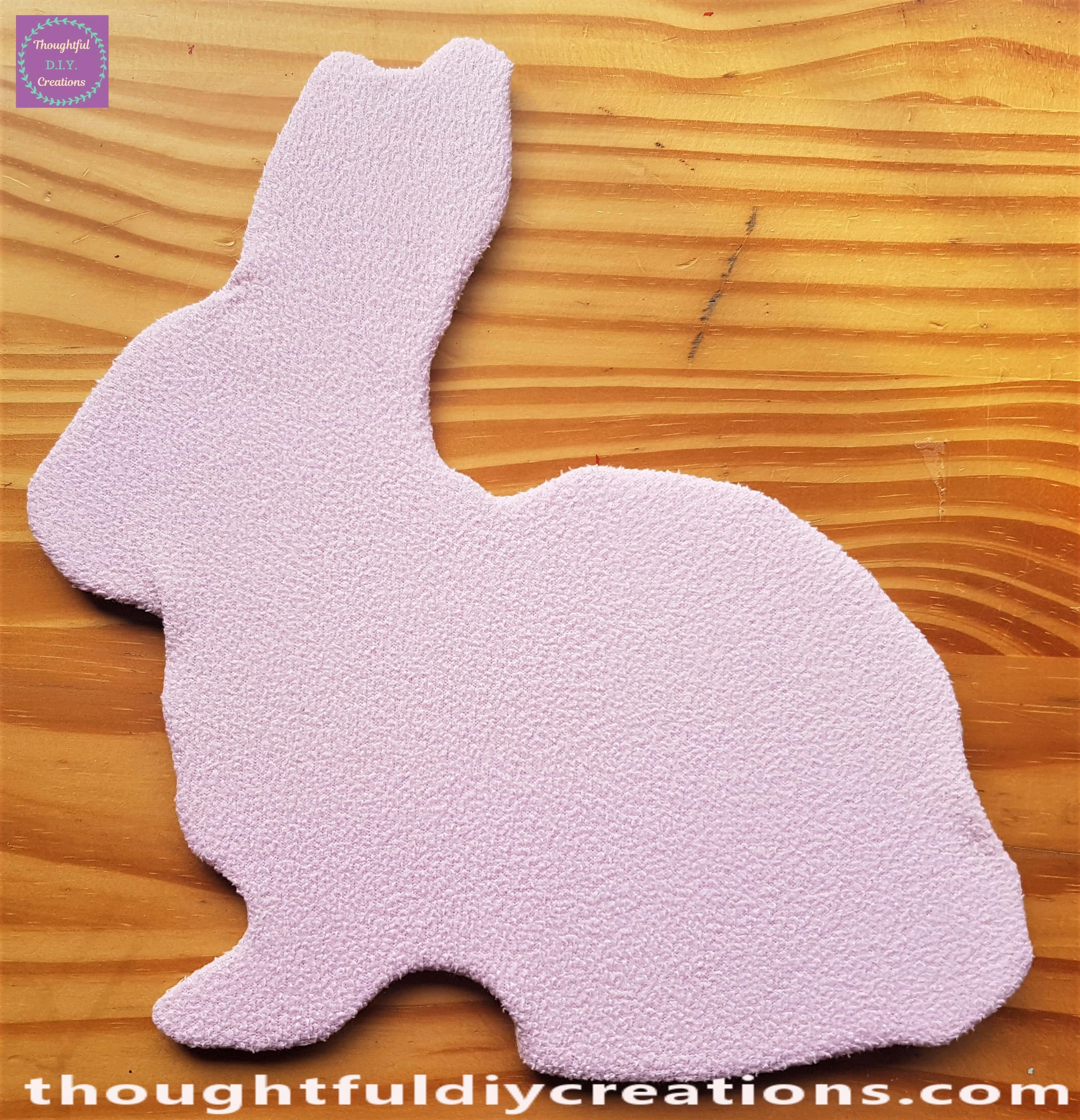 I turned the Easter Rabbit the right way around to see how it turned out.