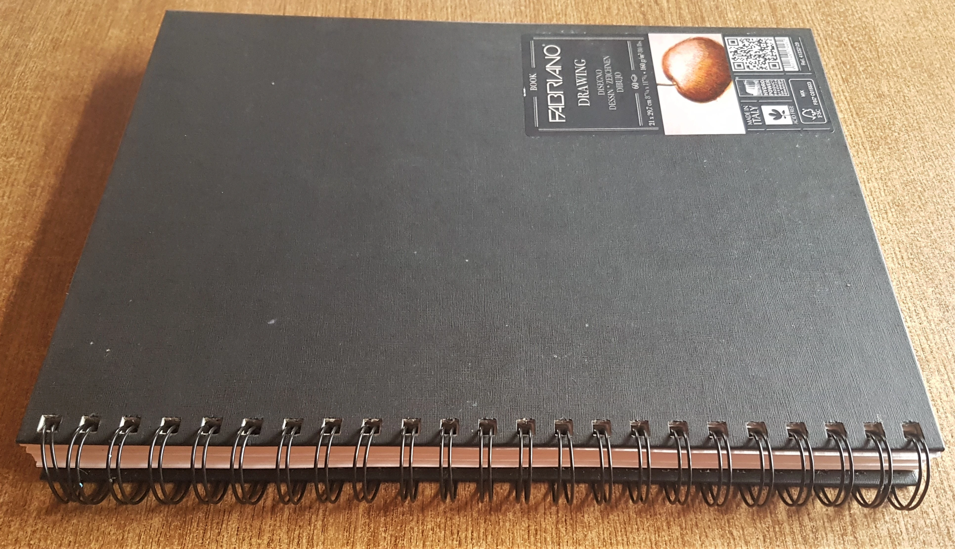 Fabriano A4 Hardback Spiral Journal.