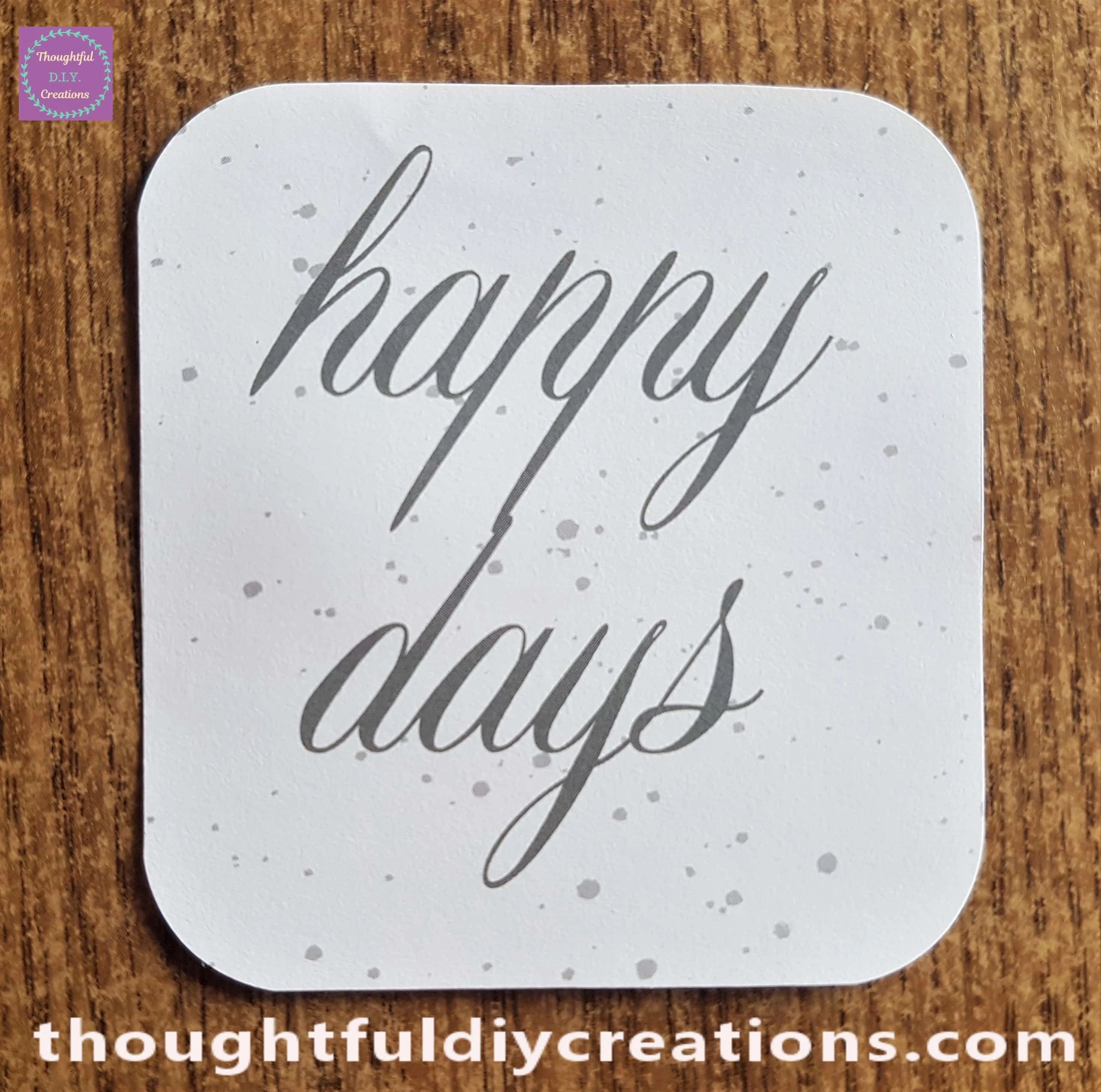 I cut the paper shorter before I rounded the corners.