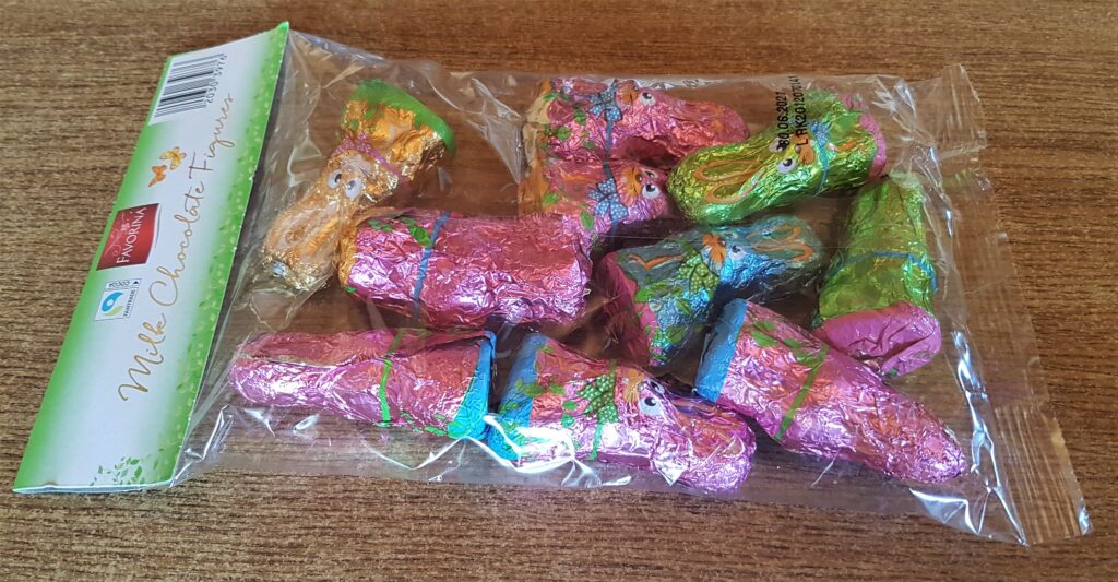 Pack of Chocolate Easter Bunny Figures.