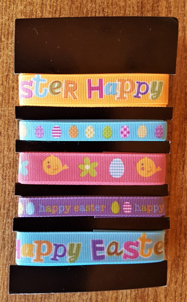 Pack of Easter Ribbons.