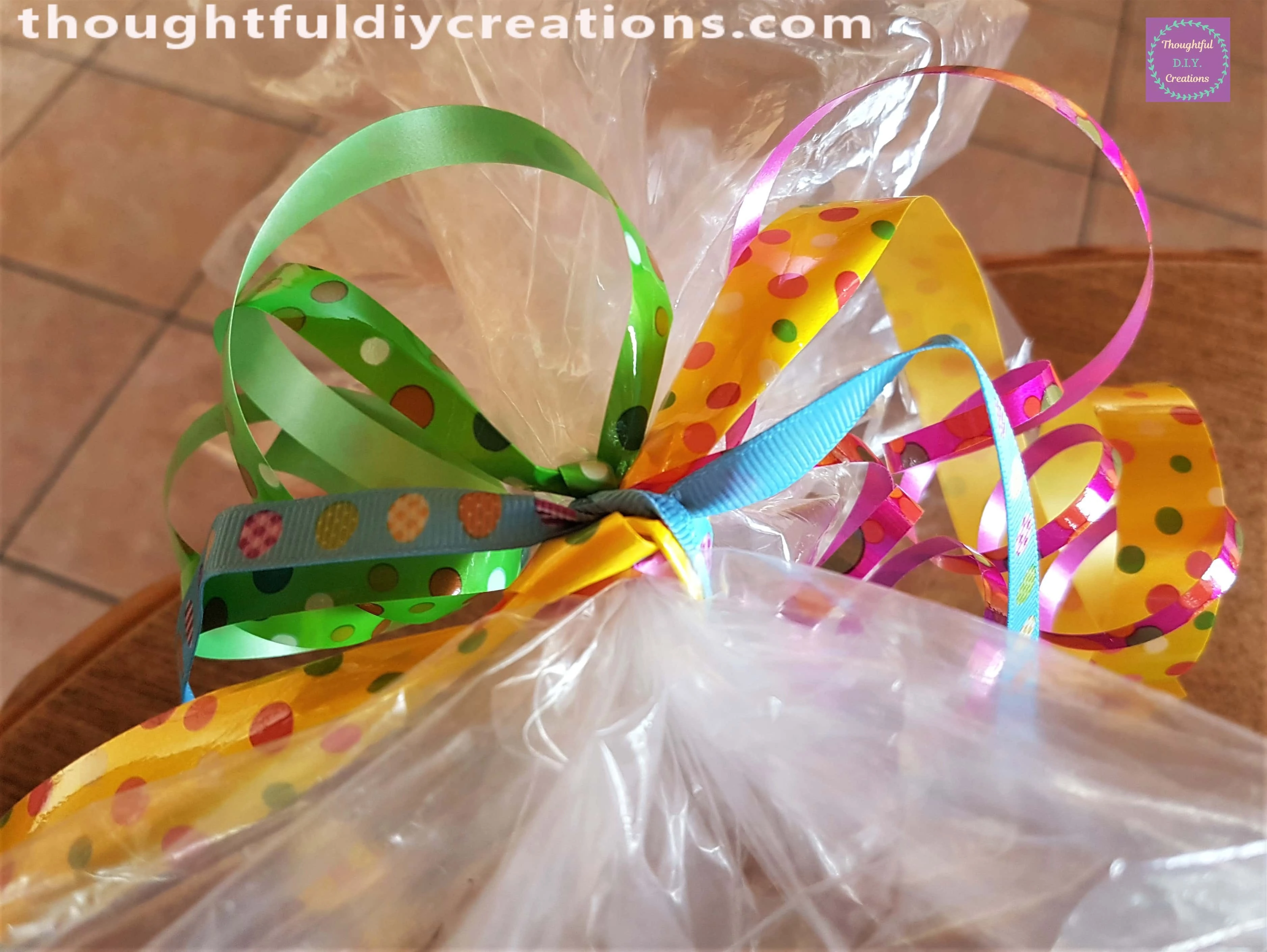 I tied a Blue Easter Ribbon to the Collection.