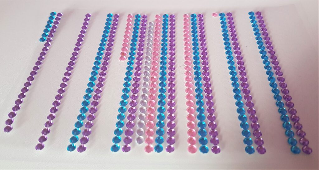 I got my Self-Adhesive Gemstones.
