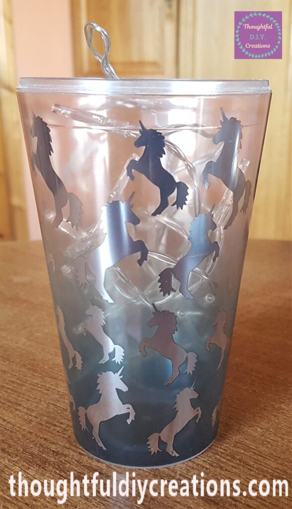 The view to the front with the addition of the Lights.