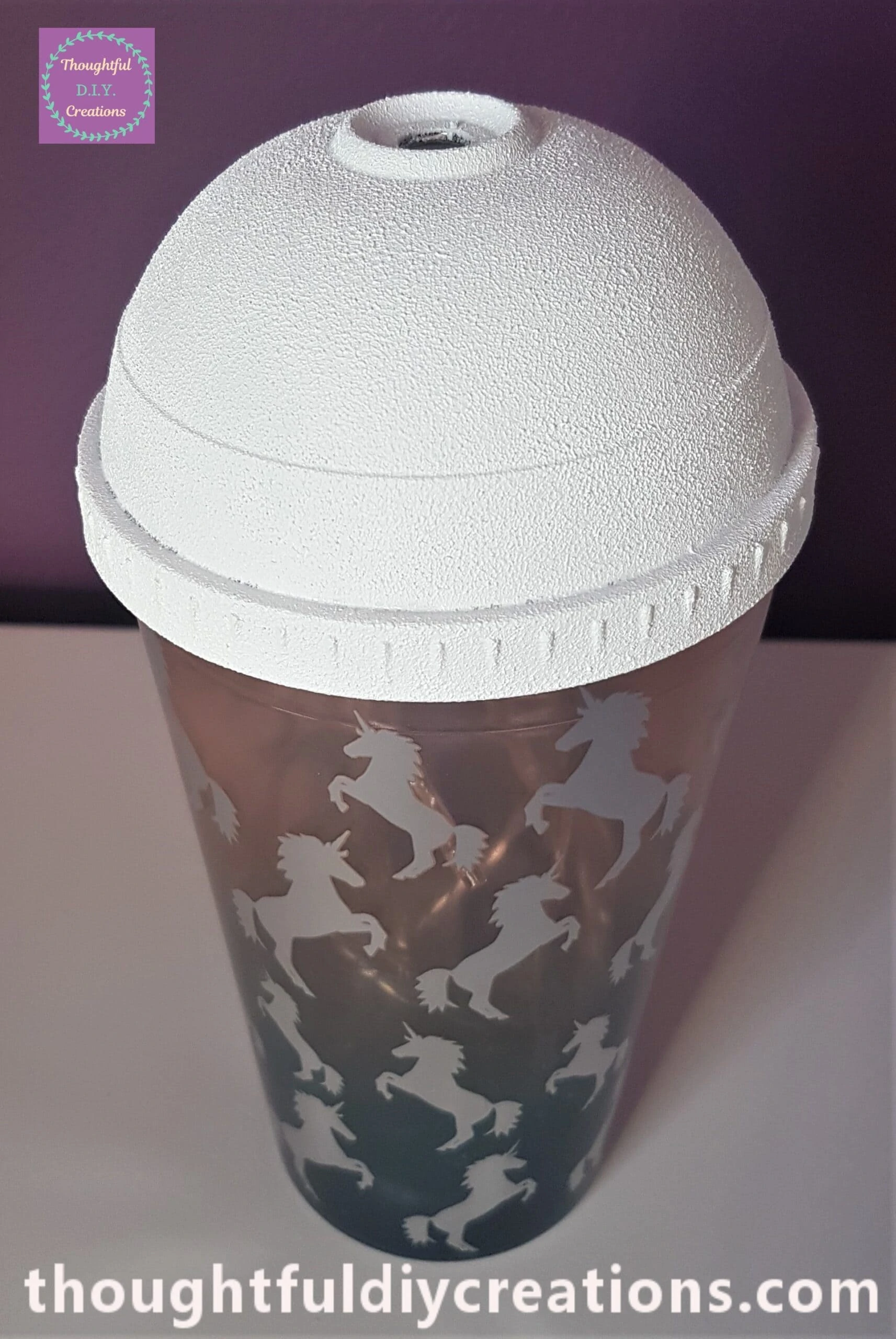 A couple of hours later I put the Lid back on the Beaker.