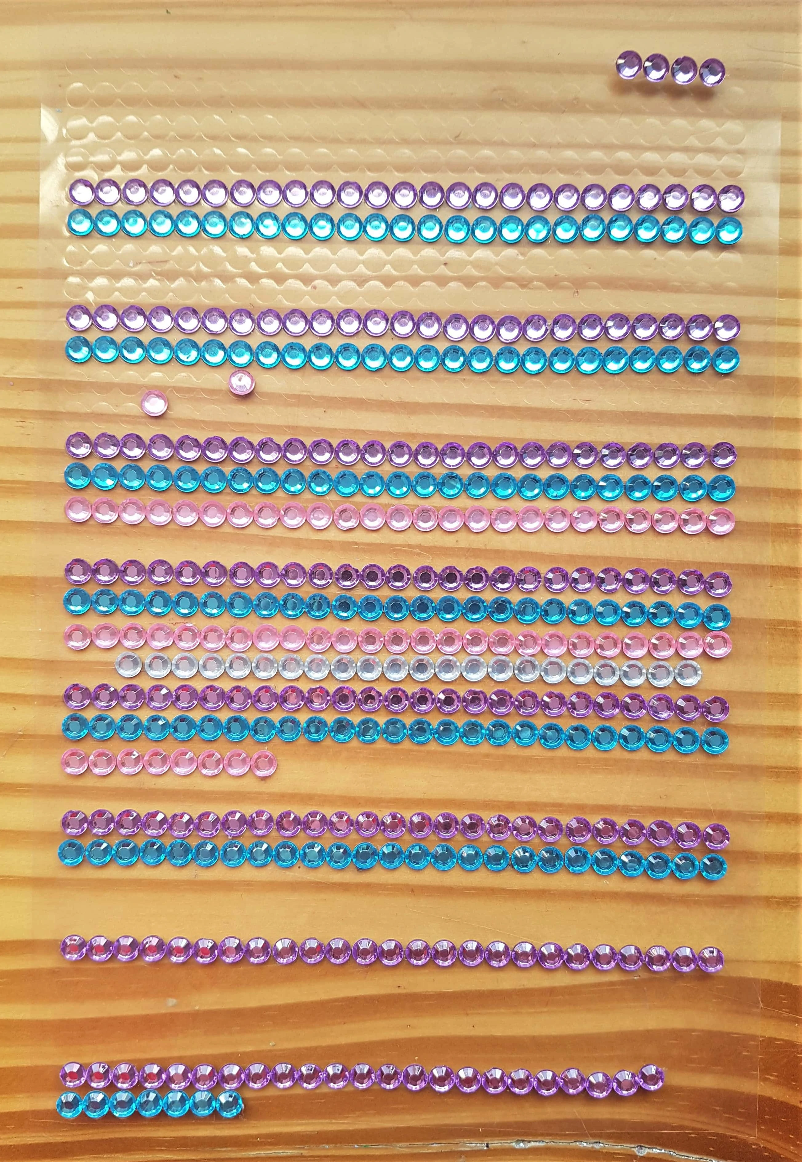 I got my Sheet of Gemstone Stickers.