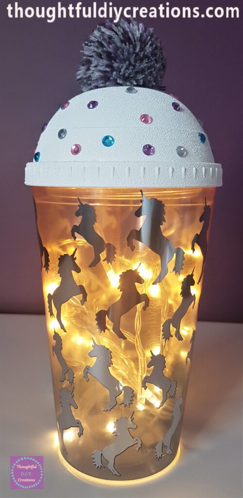 I turned on the Lights to See the Results.