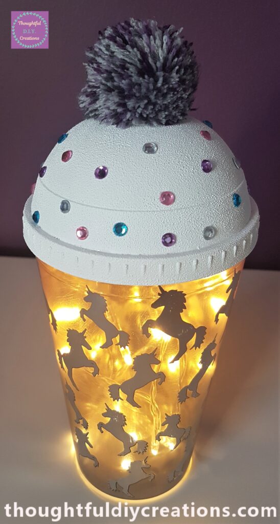 This Completed my Light-Up Unicorn Beaker.