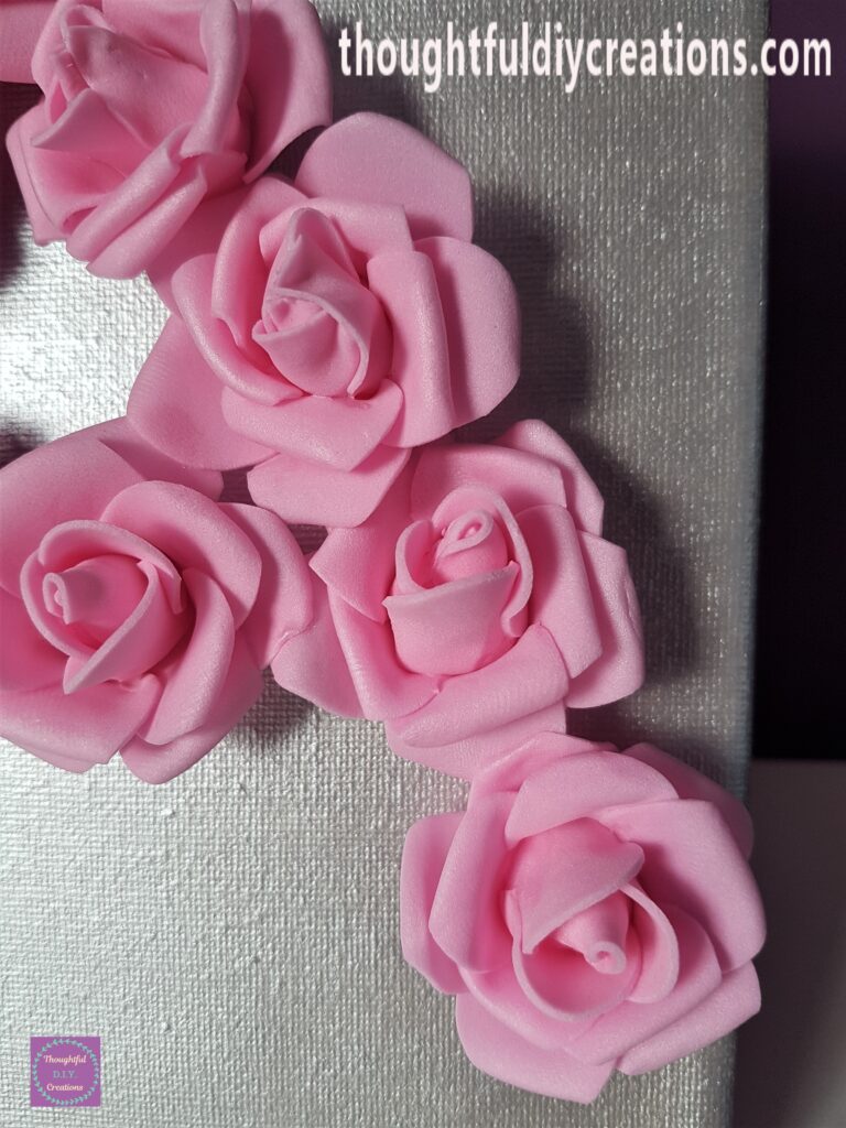 A Close-Up Image of the Pink Roses.