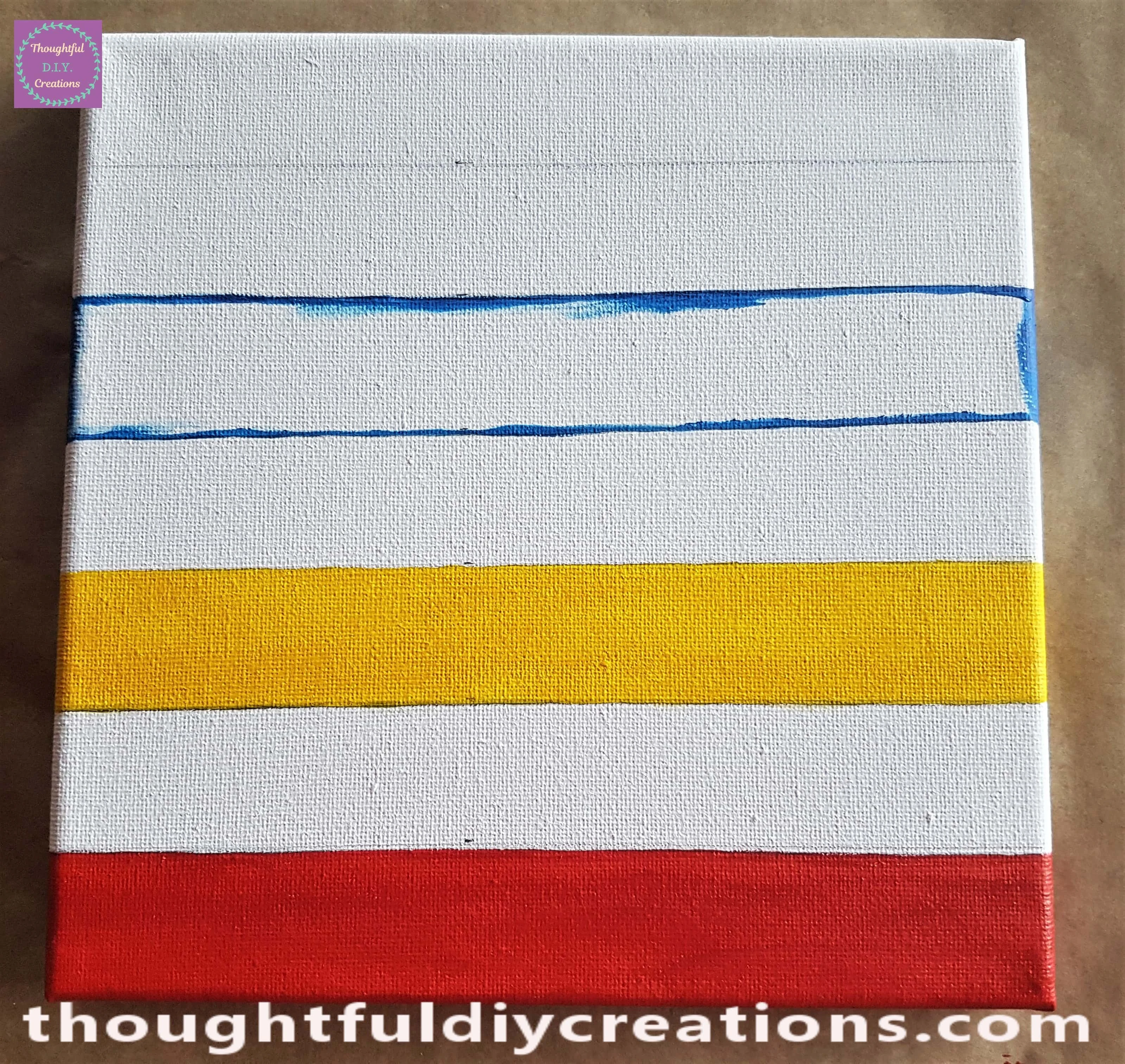 I Painted the Sides and filled in the Lines on the Blue Throat Chakra.