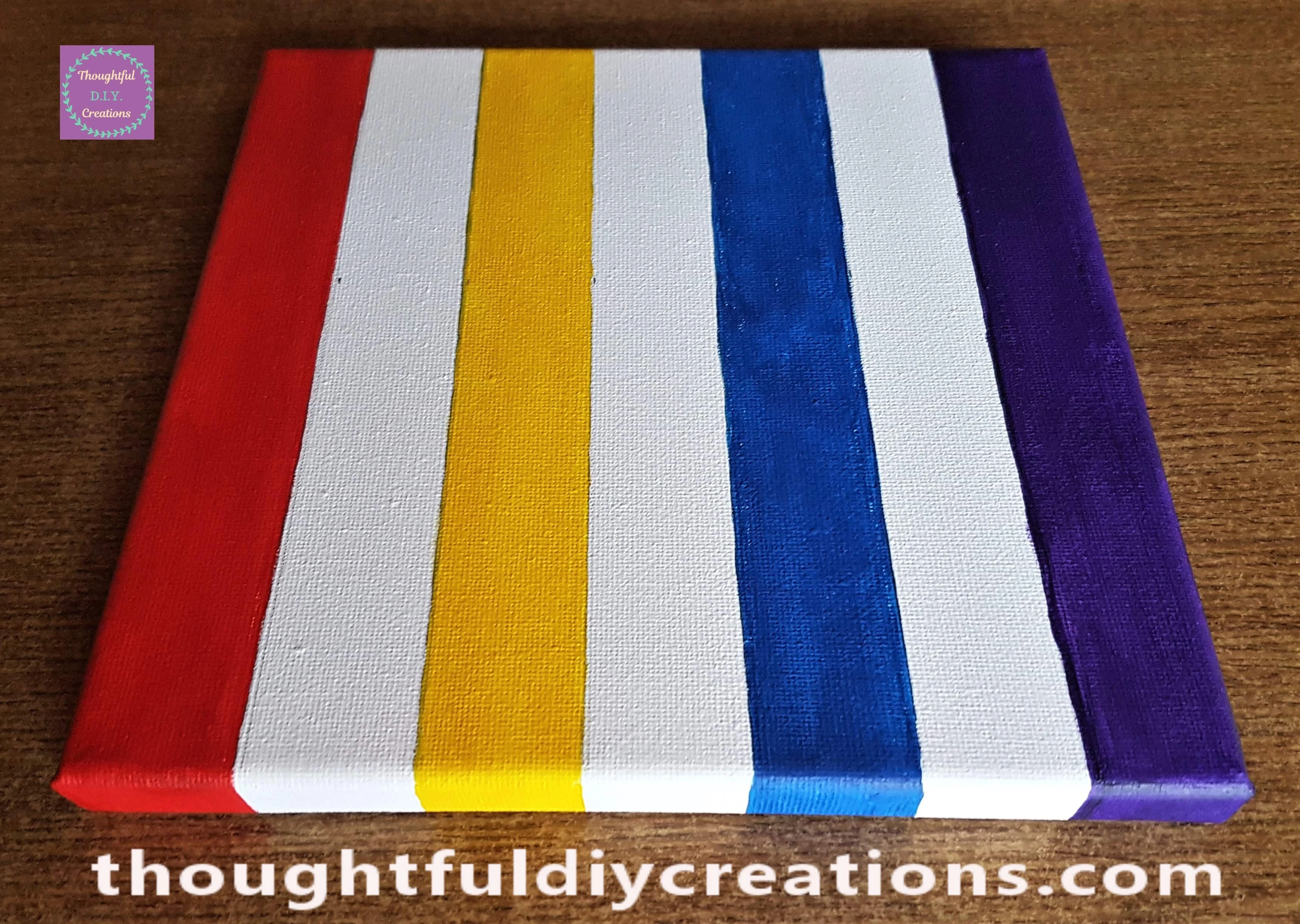 The Crown Chakra was Painted next with Violet Paint.