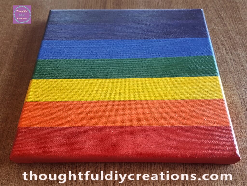 This Completed the Painting of the 7 Chakras on the Canvas.