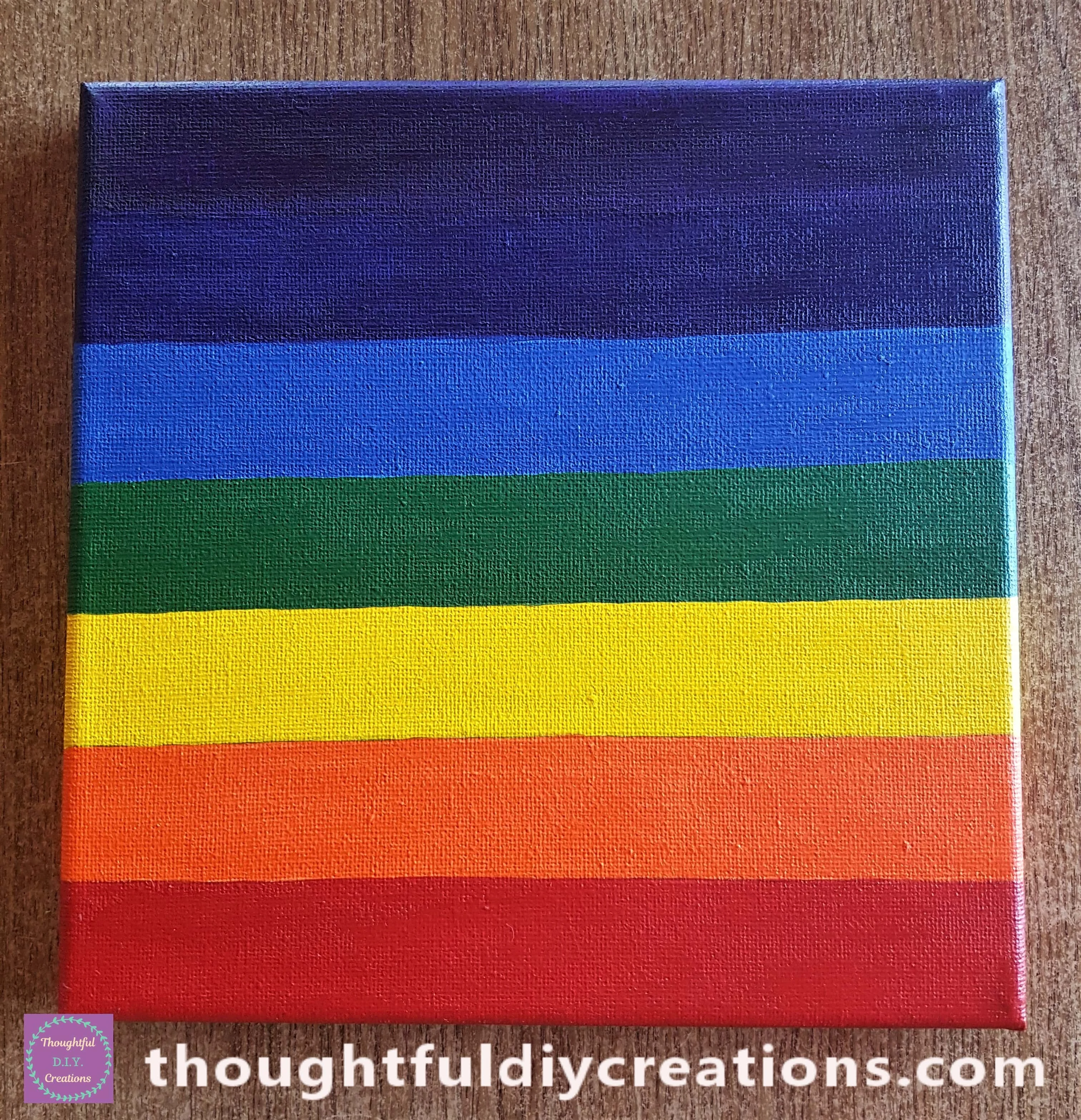 I Painted a second layer over each Colour. 