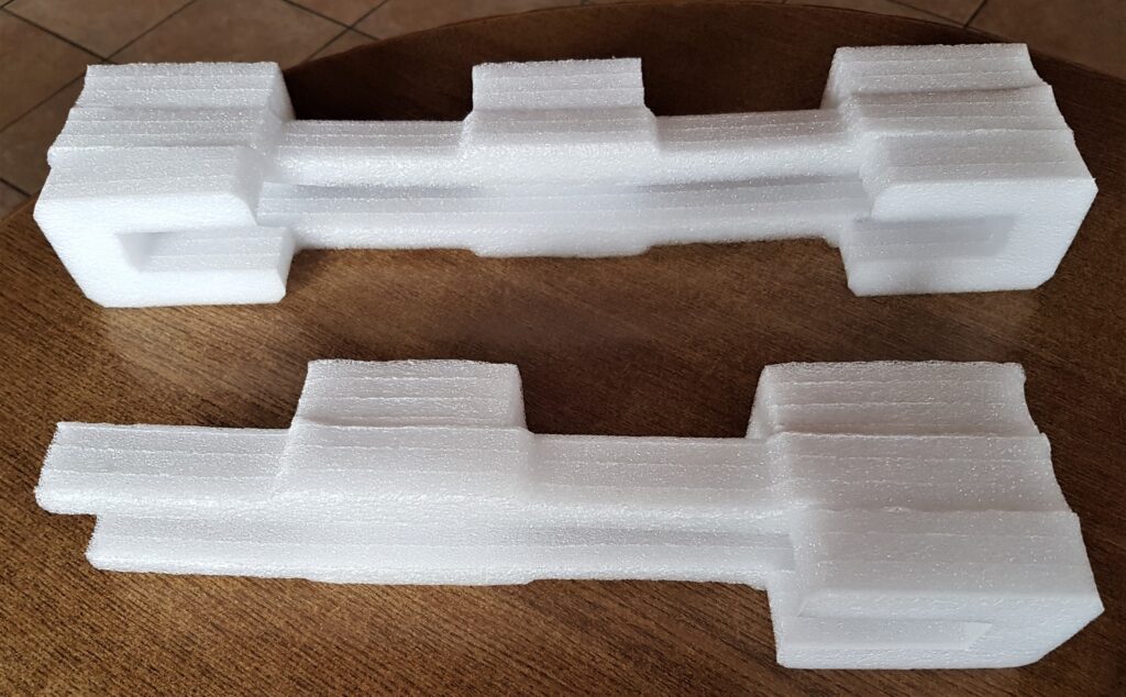 Foam Pieces from my Laptop Box.