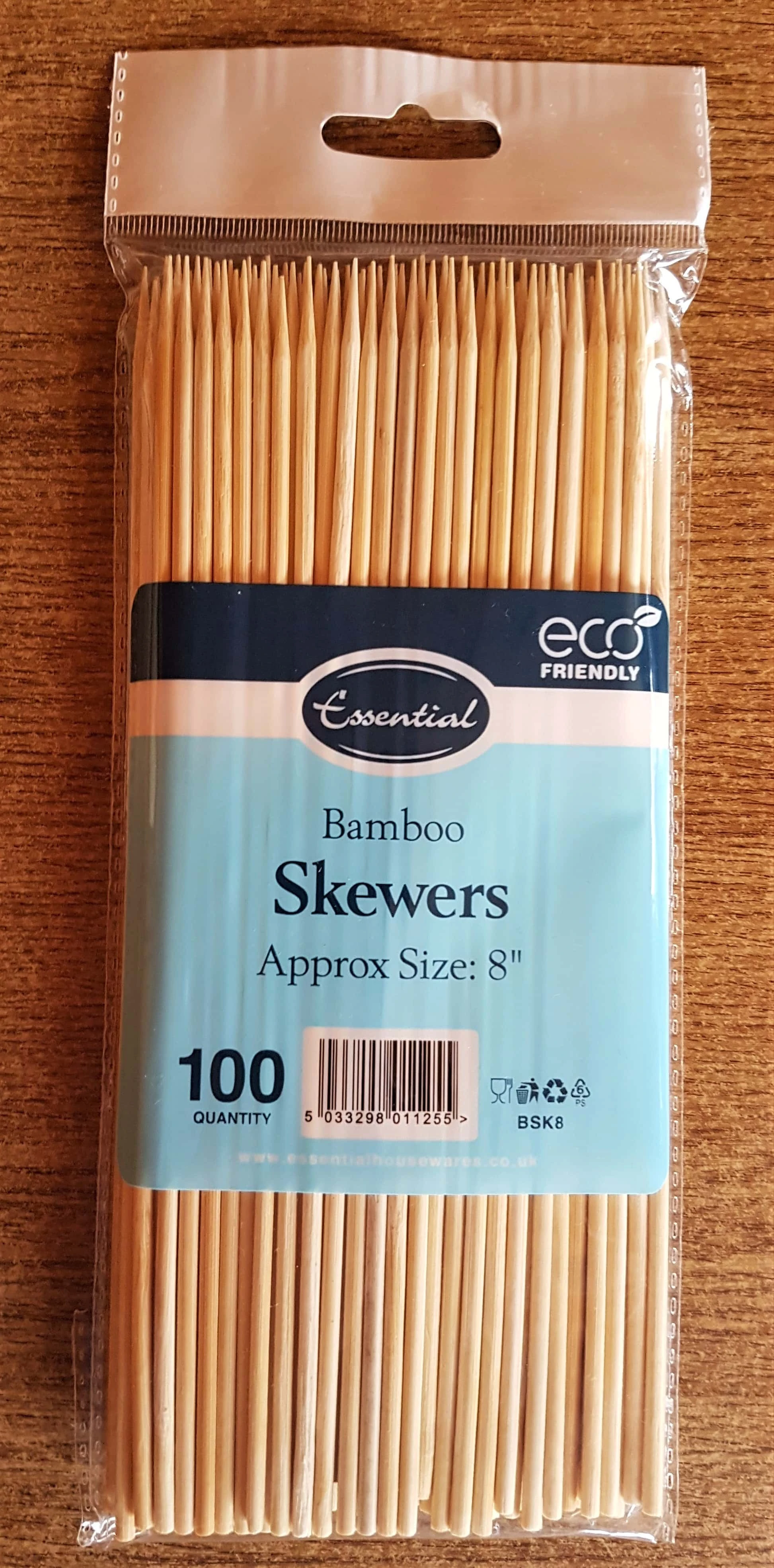 I got my Pack of Bamboo Skewers.