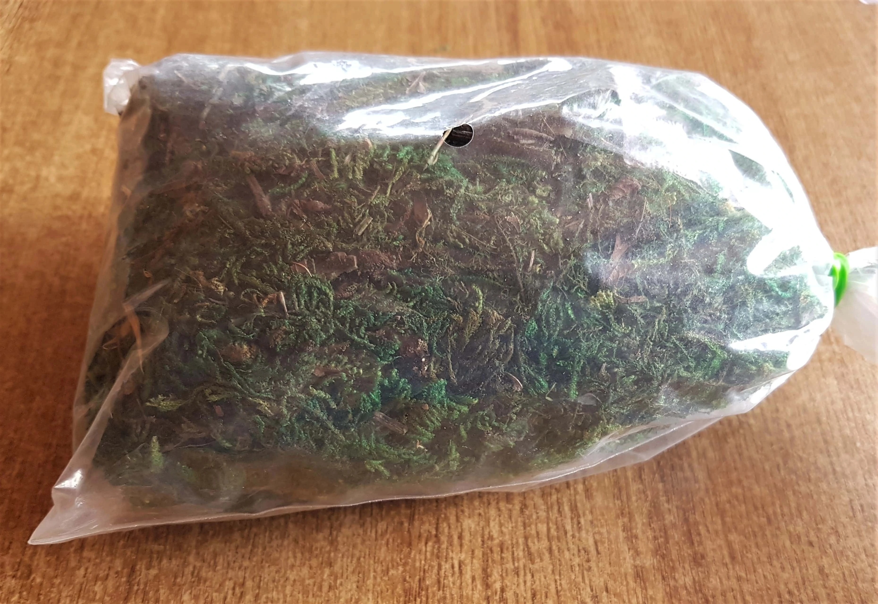 I got my Bag of Dried Moss.