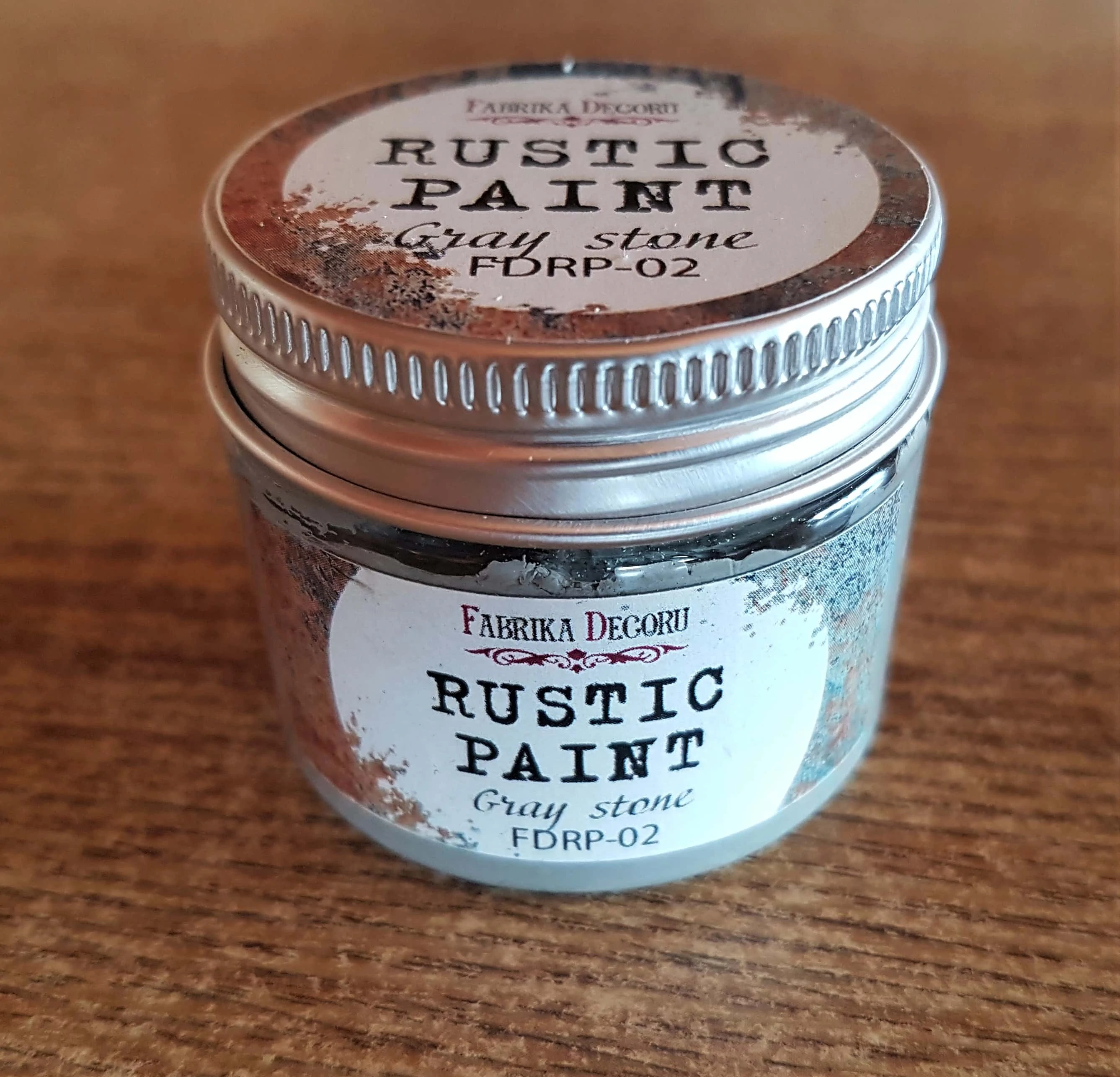 I got my Gray Stone effect Rustic Paint.