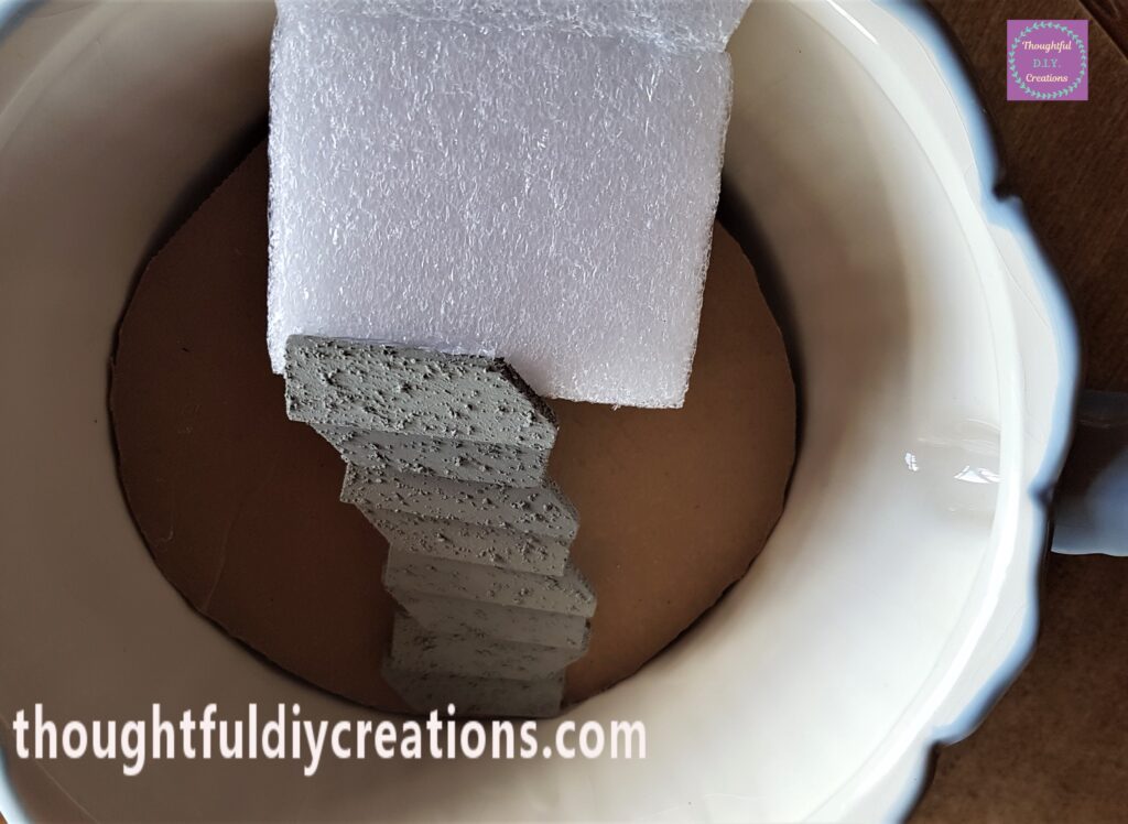 Looking down into the Fairy Garden.