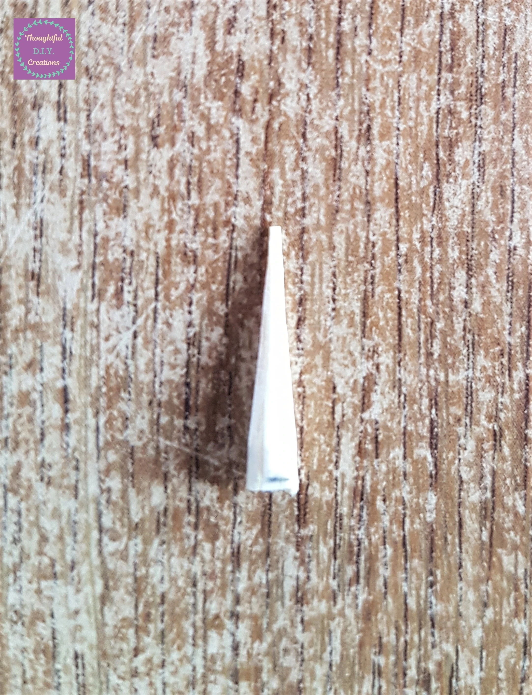 I Snipped off a small section.