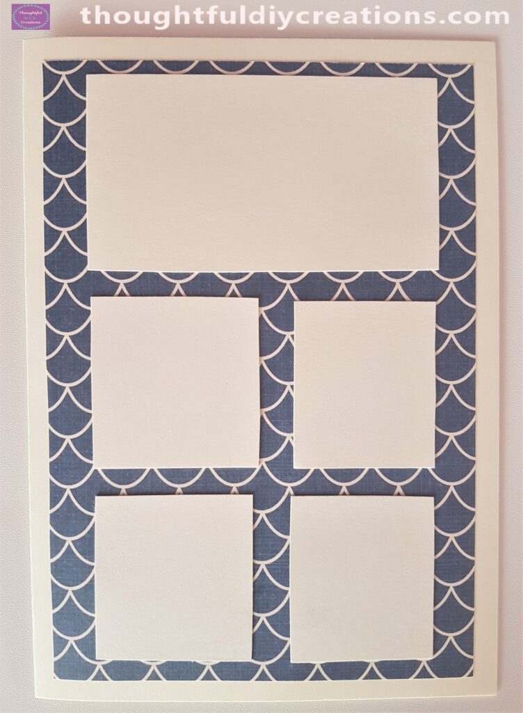 I repeated this Step with the final 2 sections and added them to the bottom of the Card.