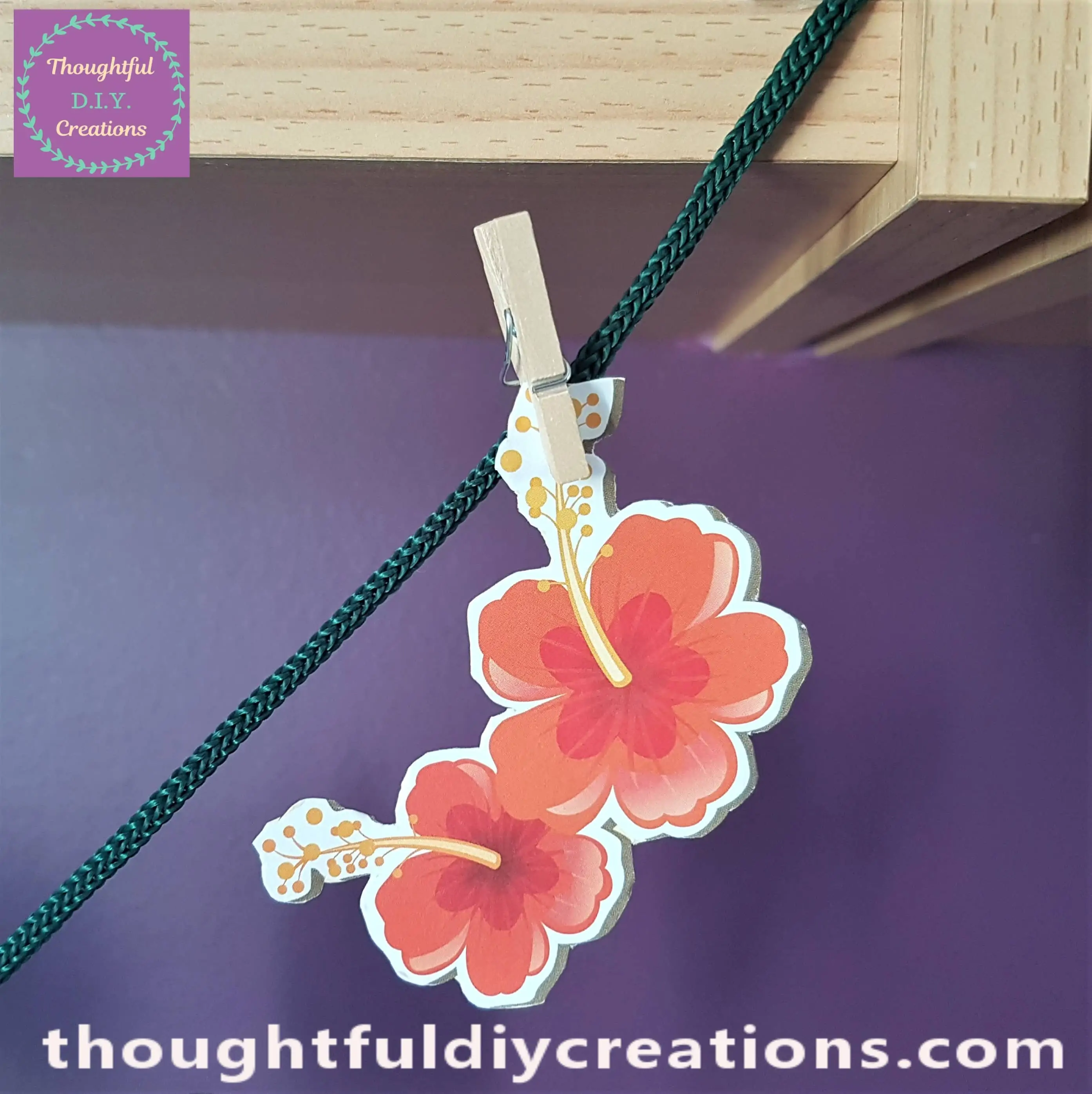 The Peach Flowers were the last Picture added to the Garland.