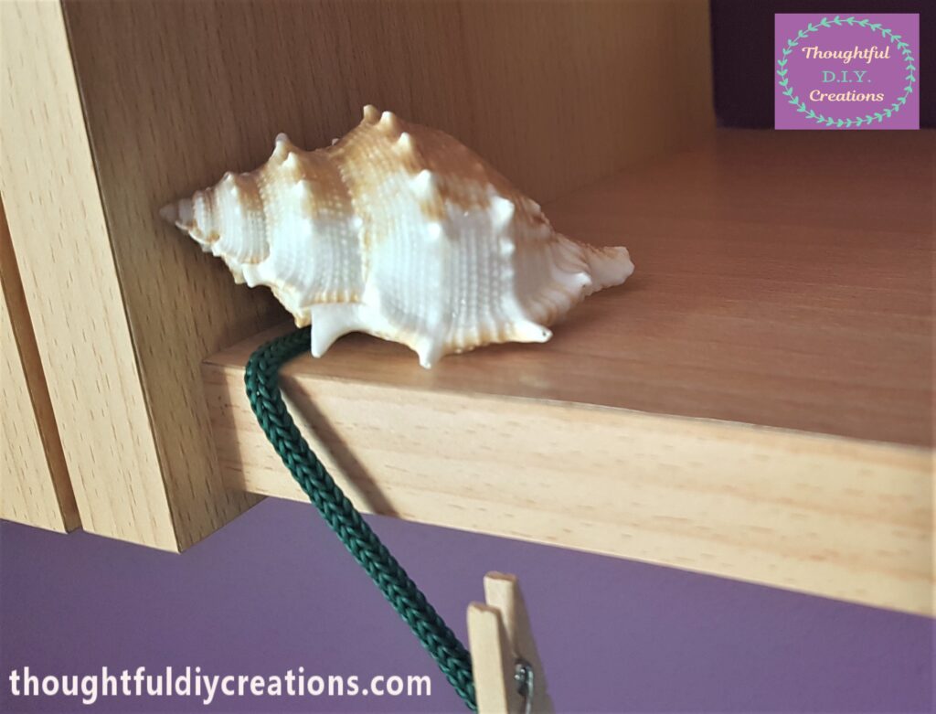 I placed a Shell on top of the Rope.