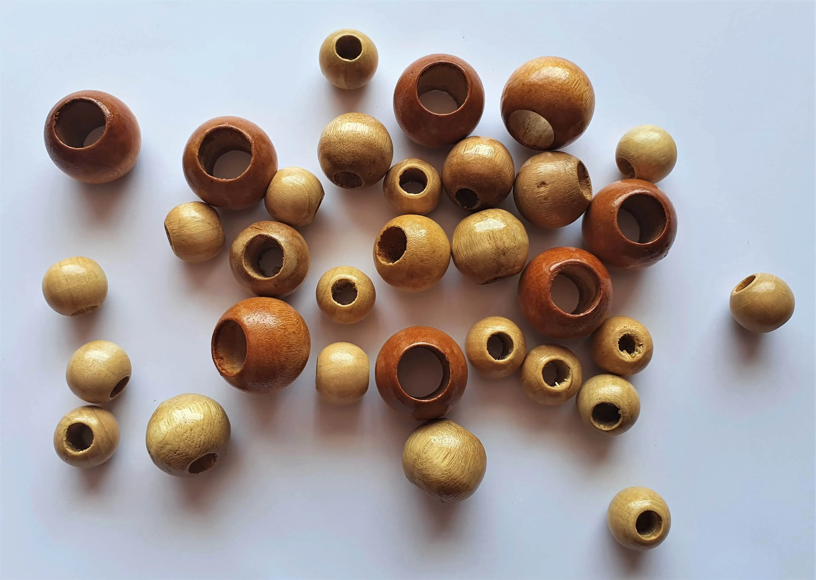 Wooden Beads from my Bag.