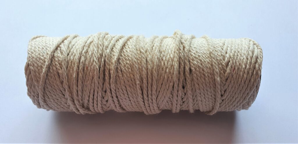 Roll of Cream Coloured Jute String.