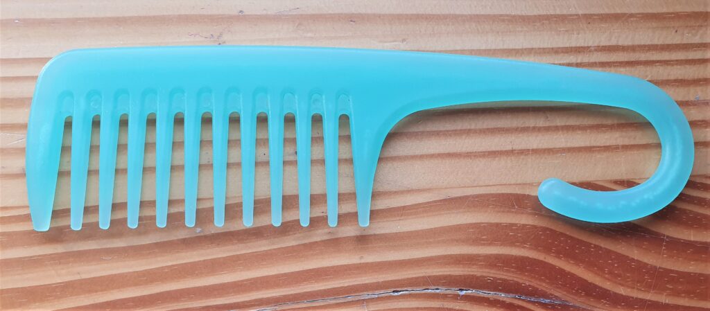 I got my Comb; you can also use a Fork for this next step.