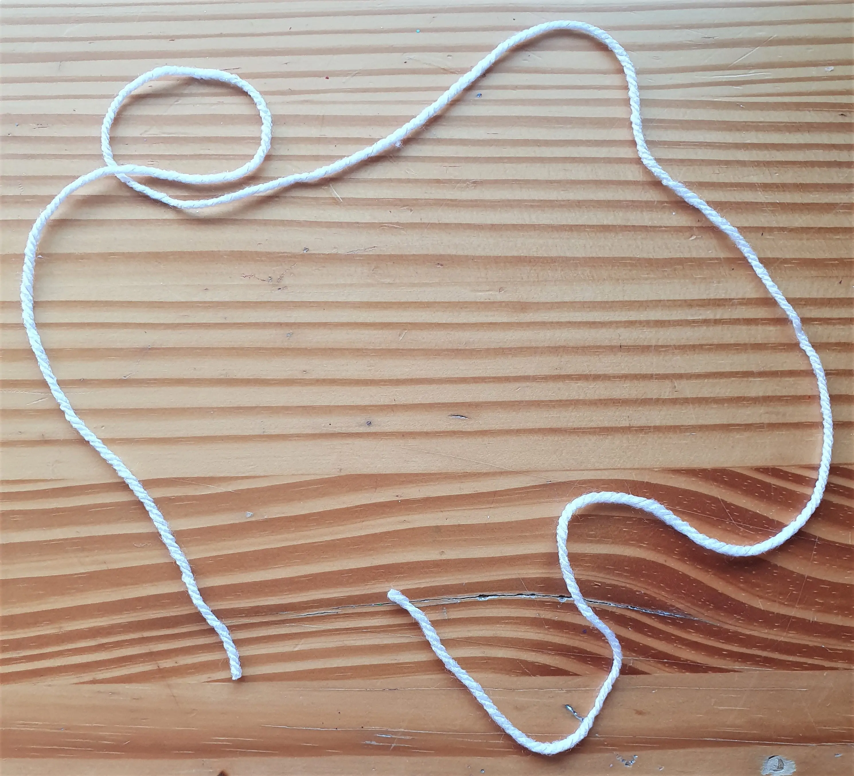 I Cut off a large Section of Wool.