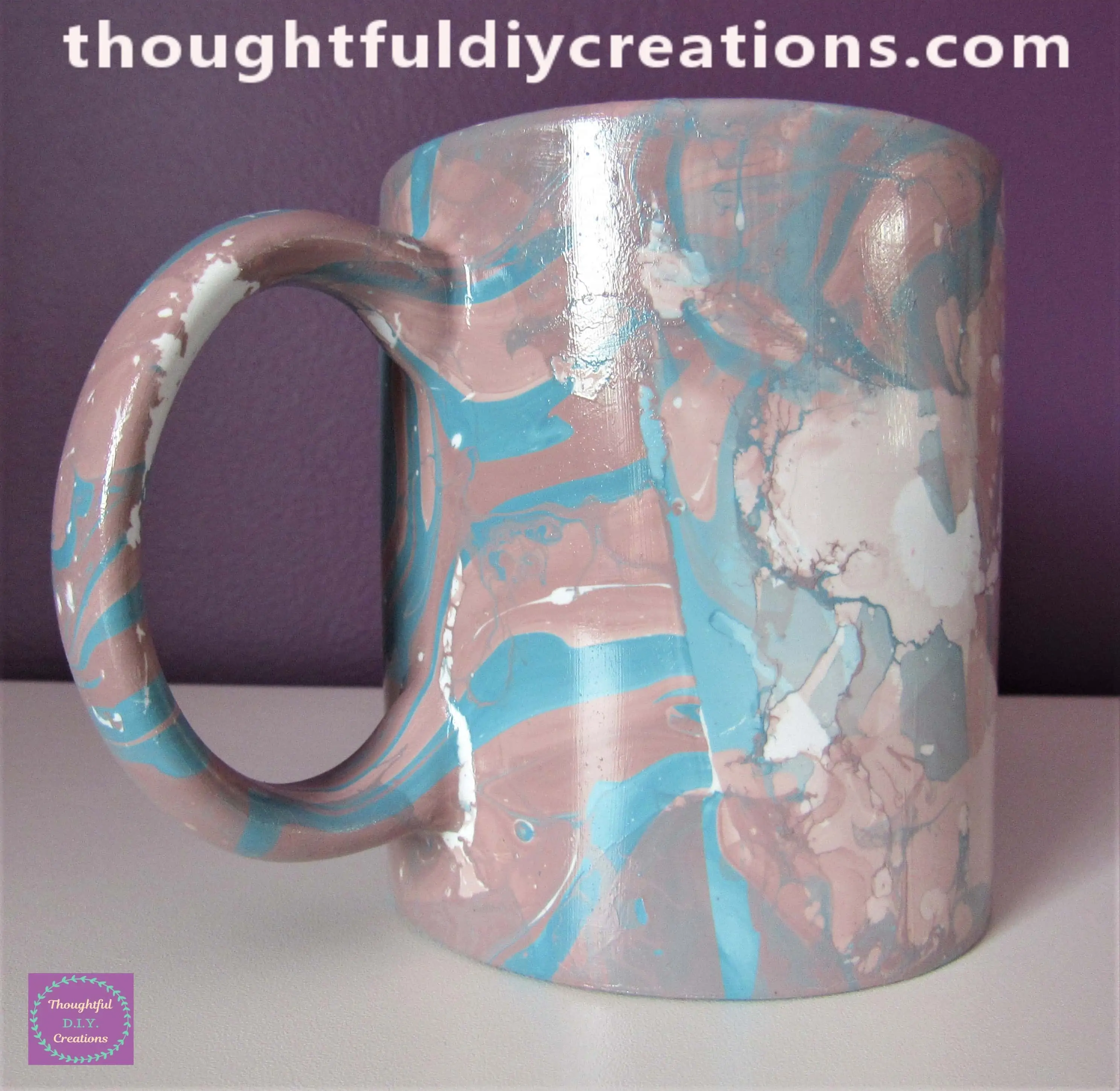 This Completed my Marbling Technique.