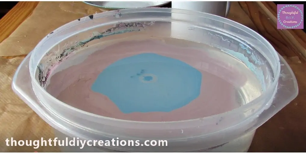 The Grey Blue and Rose Taupe Colours in the Water.