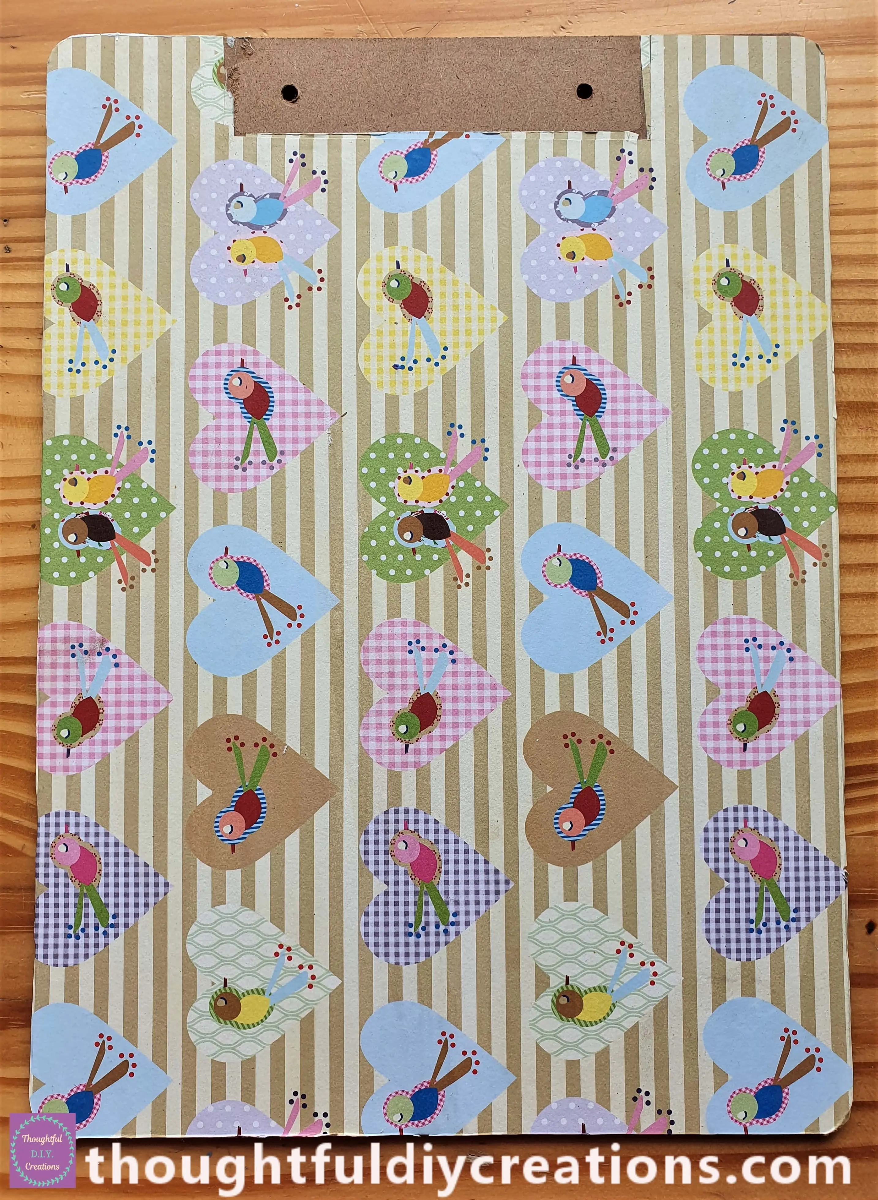 The Clipboard with the Clip removed.