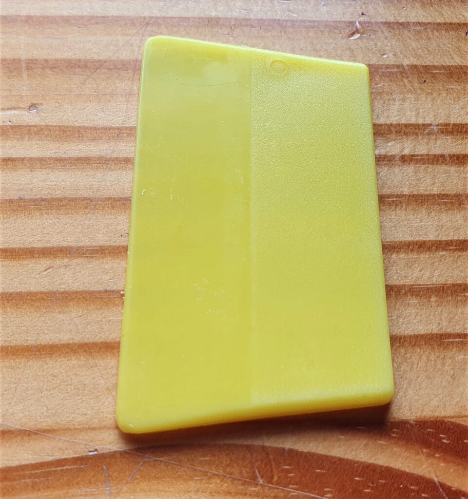 I got my Yellow Squeegee Tool.
