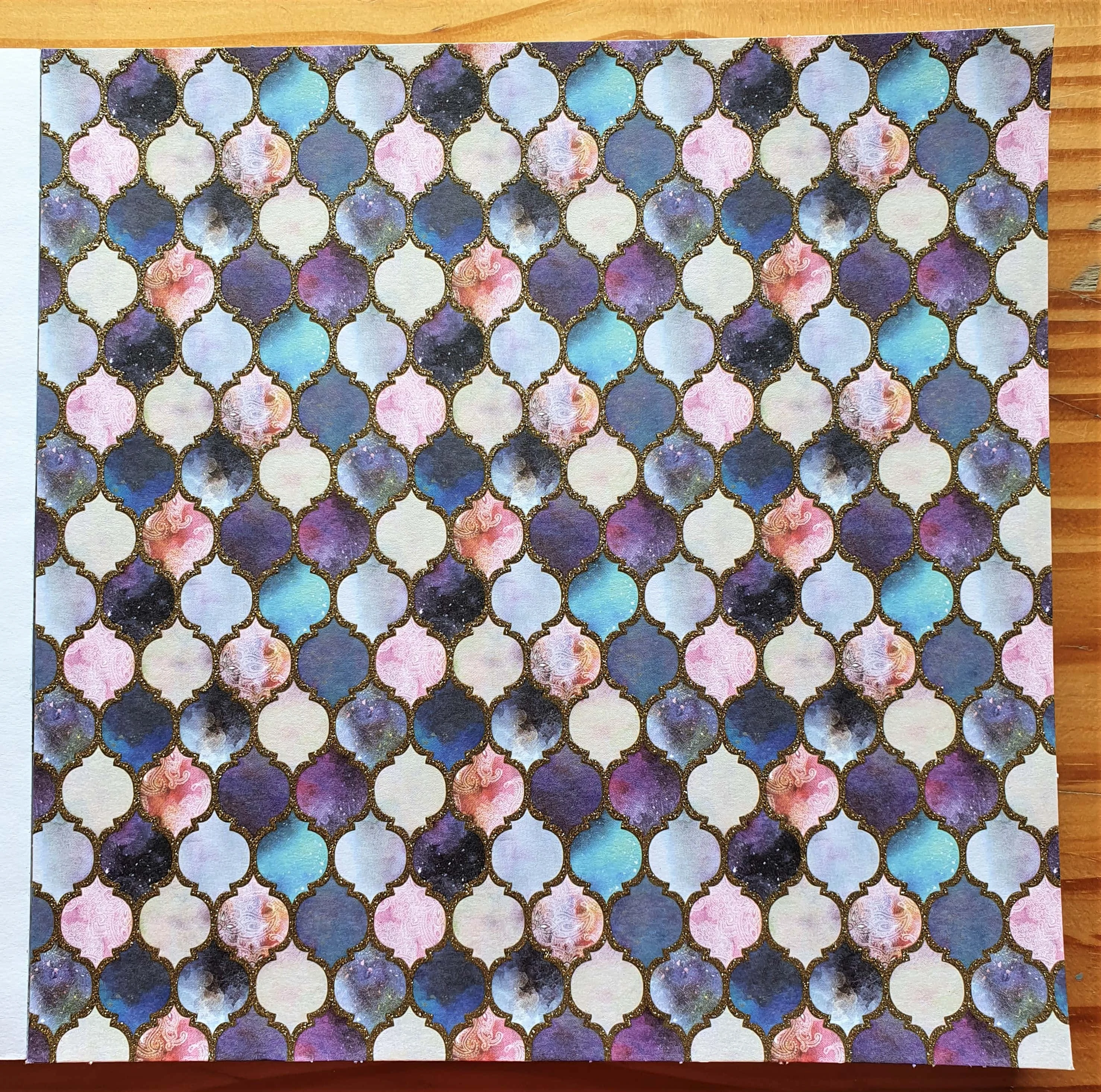 I Chose this beautiful Page to make my Gift Box.